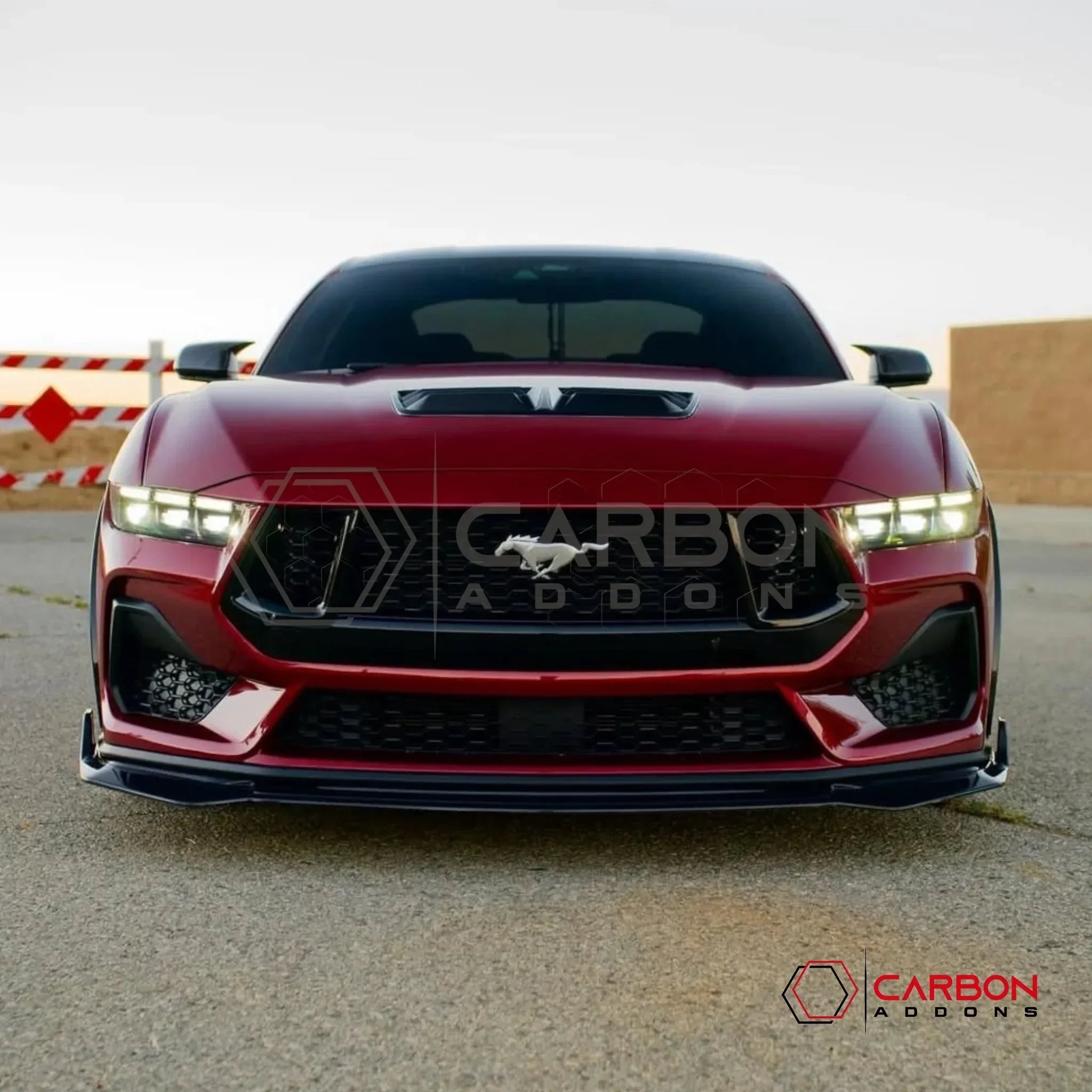 M-Style Real Carbon Fiber Side Mirror Covers for 2024+ Ford Mustang