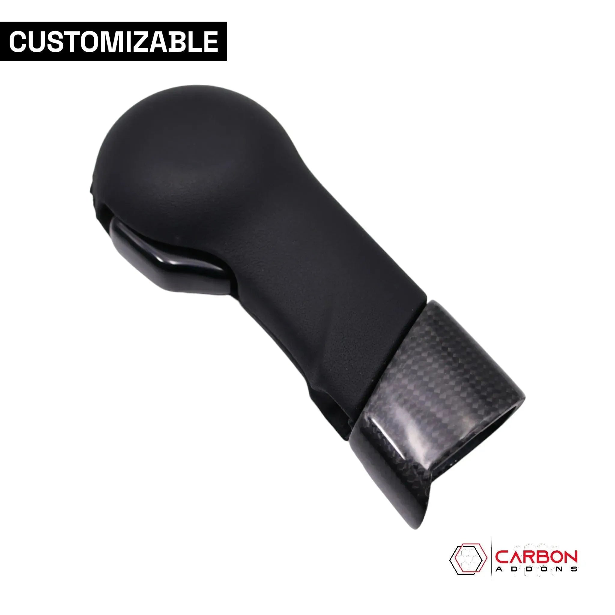 Customizable Carbon Fiber Automatic Shift Knob for 2010-2015 Chevy Camaro - carbonaddons Carbon Fiber Parts, Accessories, Upgrades, Mods