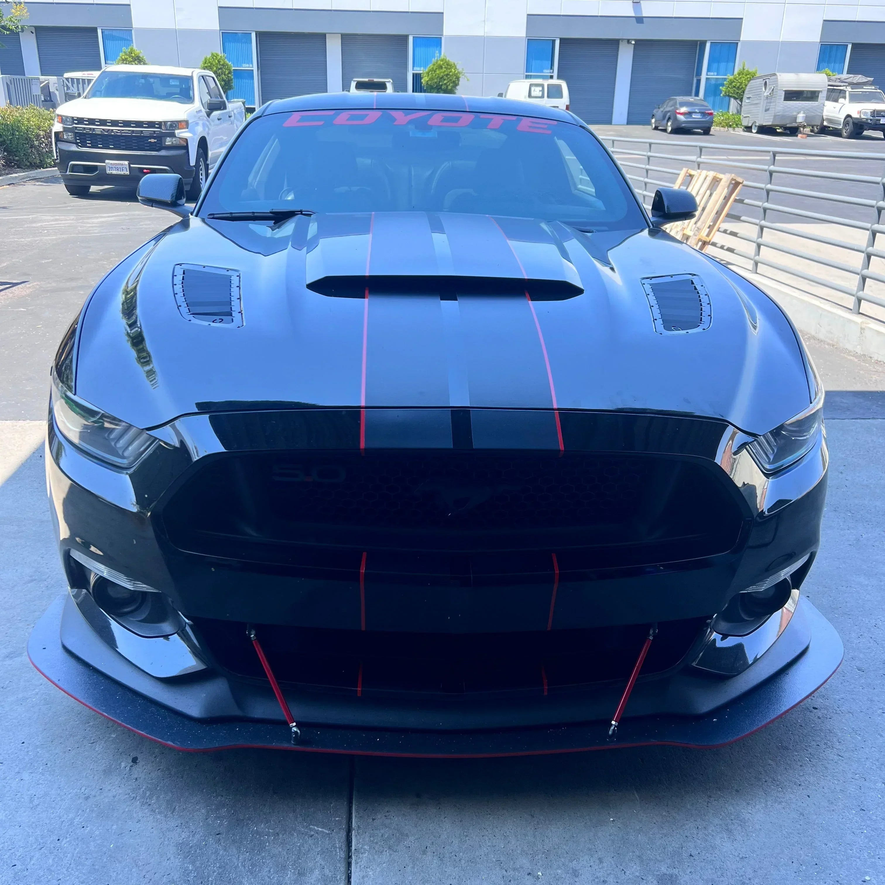 Stage 2 Hood Vents for 2015–2017 Ford Mustang GT