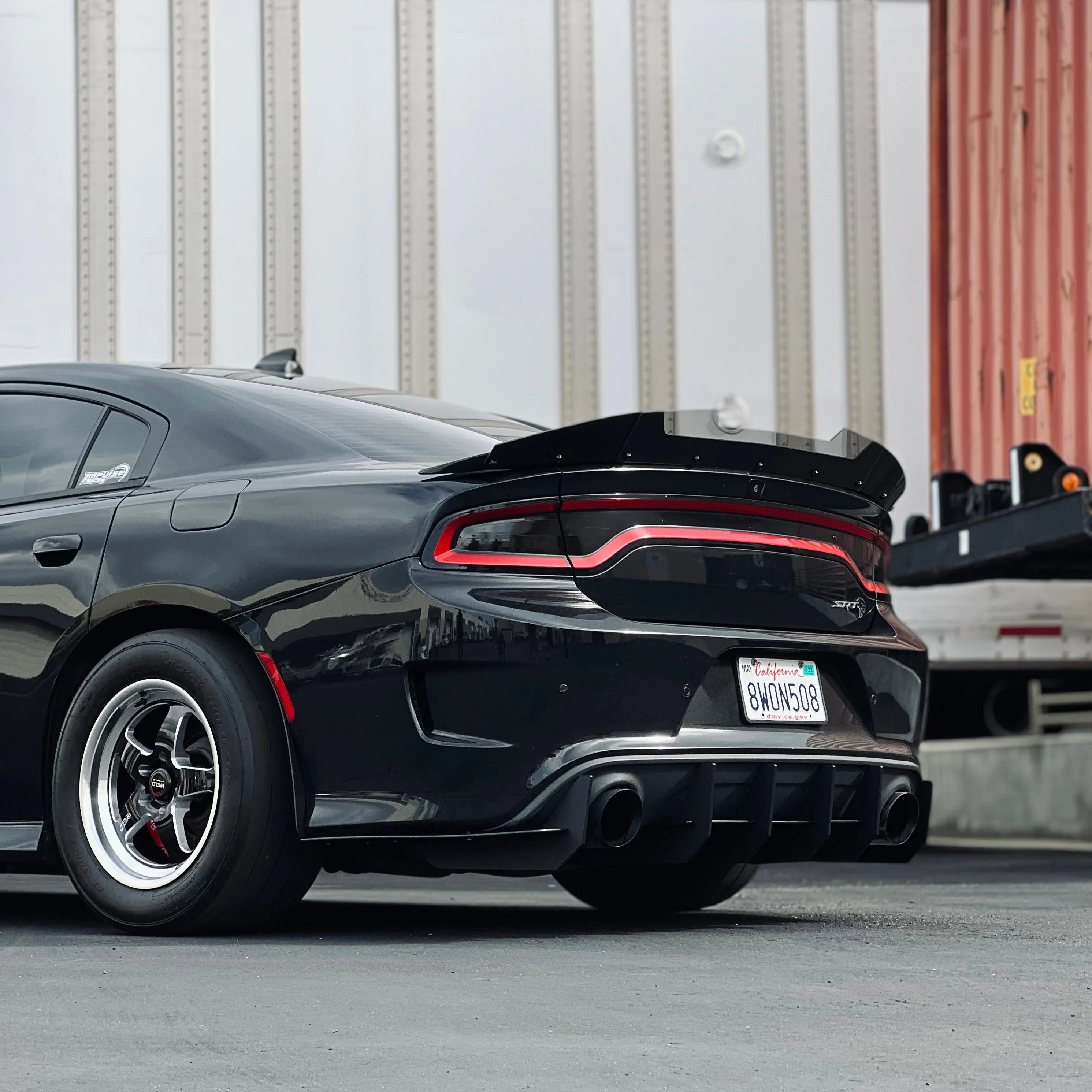 Dodge Charger 2015–2023 SRT Stealth Rear Diffuser – Hellcat, Scat Pack, Daytona, GT/RT (SRT Body) | ZL1 Addons