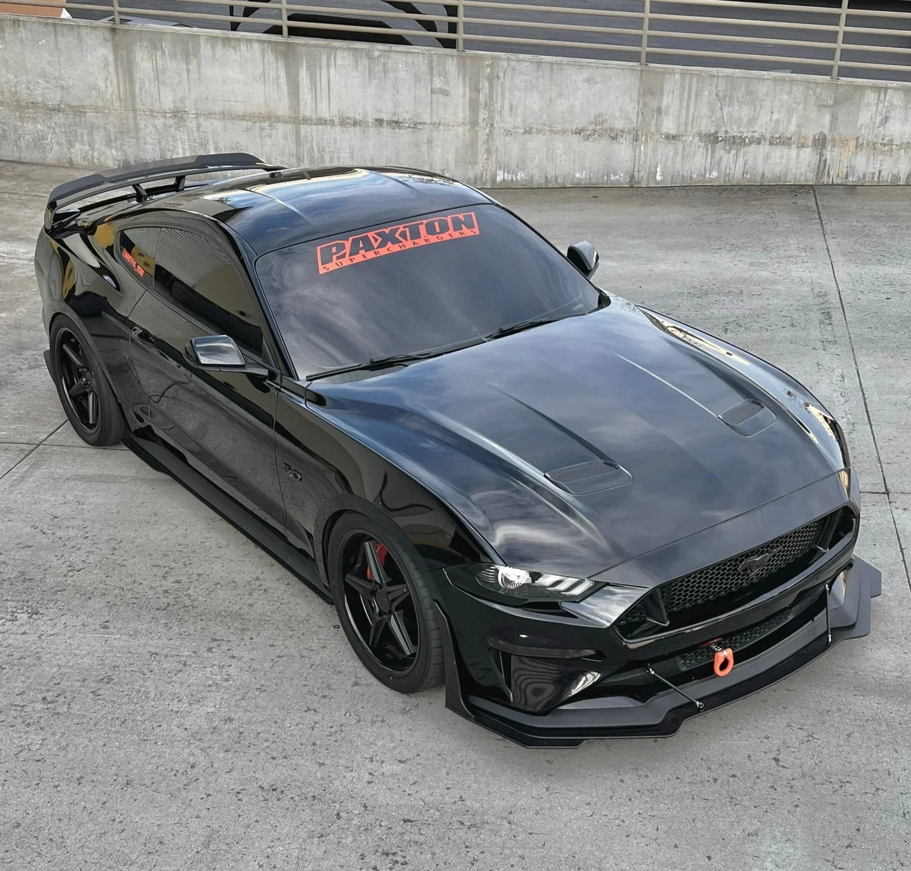 Standard Body Kit for 2018–2023 Ford Mustang GT Performance Pack – Front Splitter, Side Skirt Extensions & Rear Spats