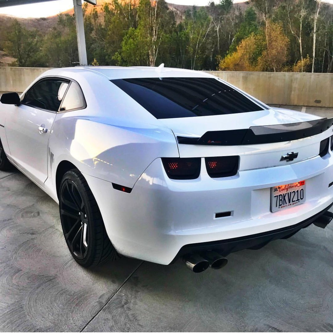 2010–2013 Camaro SS/RS/1LE Stealth Wicker Bill | Two-Piece Lexan | ZL1 Addons