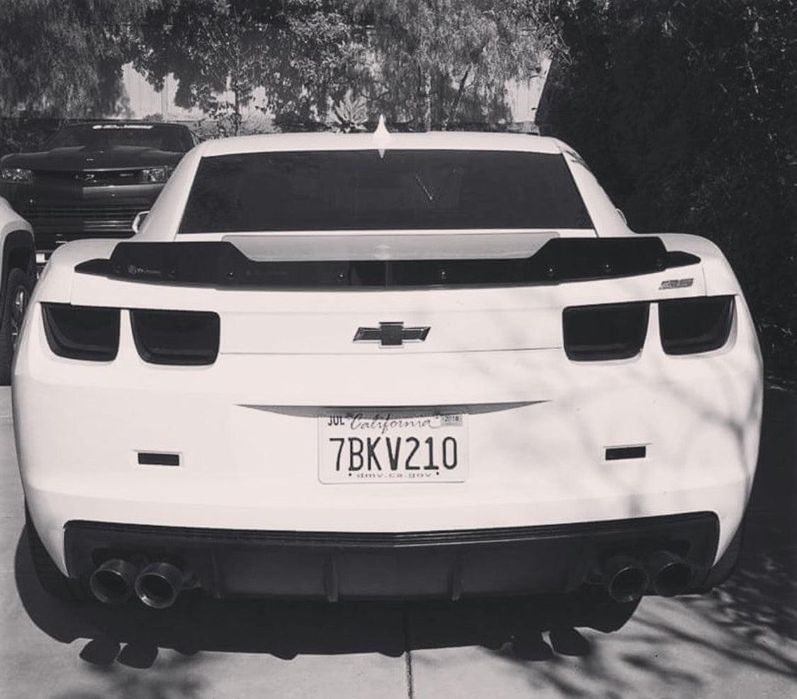 2010–2013 Camaro SS/RS/1LE Stealth Wicker Bill | Two-Piece Lexan | ZL1 Addons