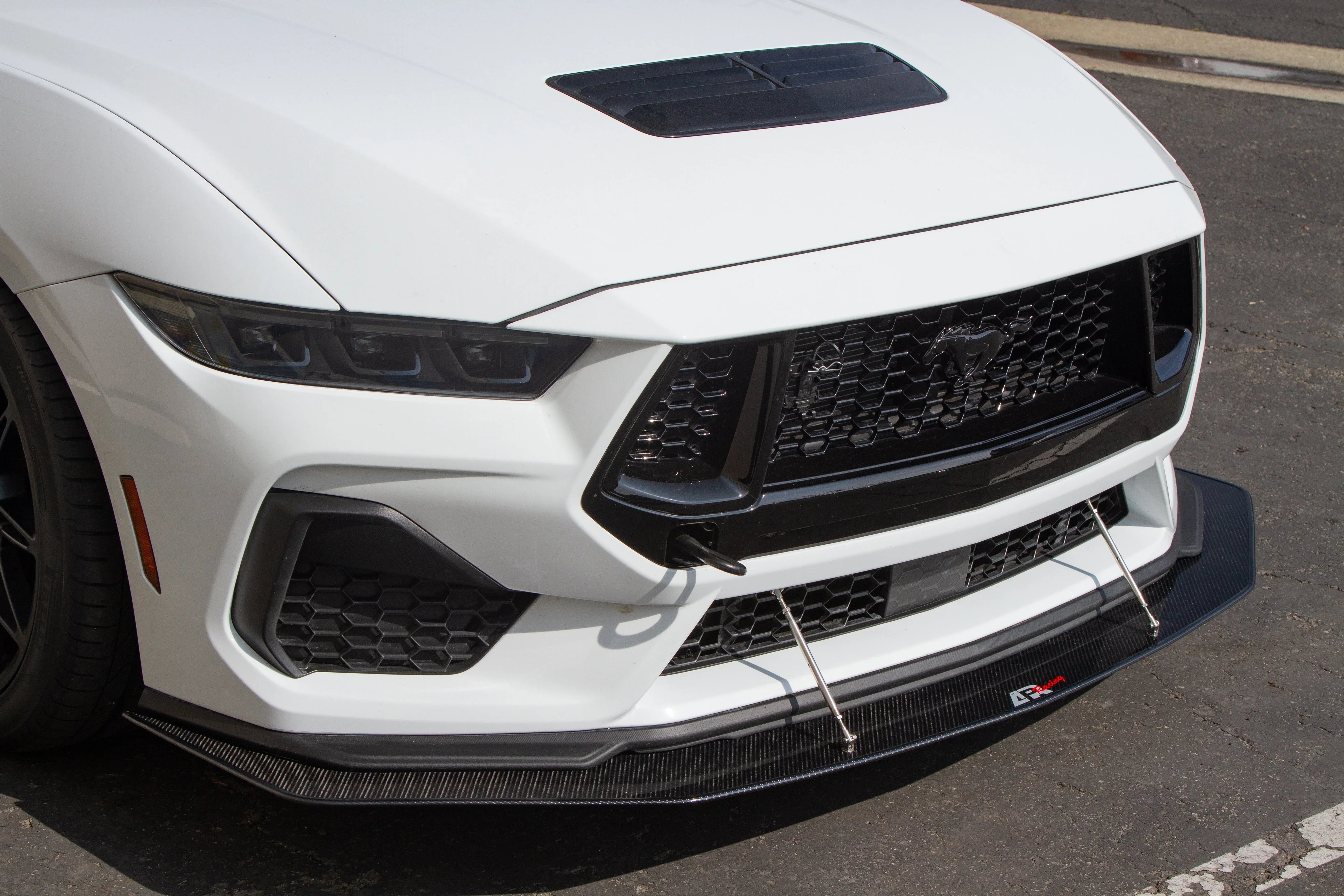 APR Performance Carbon Fiber Front Wind Splitter for 2024+ Ford Mustang GT Performance Pack