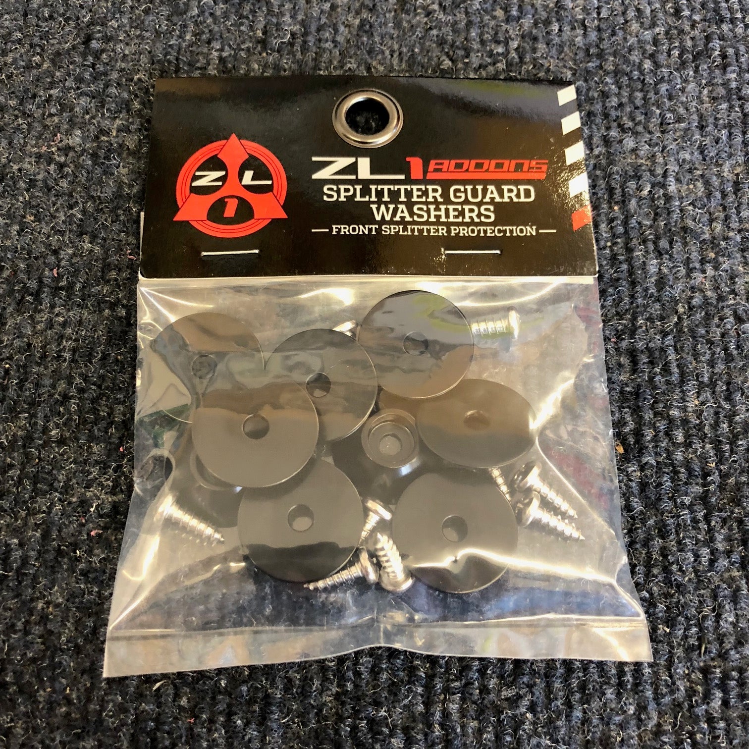 Universal Front Splitter Guards – Carbon Steel Scrape Protection Kit for Front Splitters & Low Bumpers (7pc)