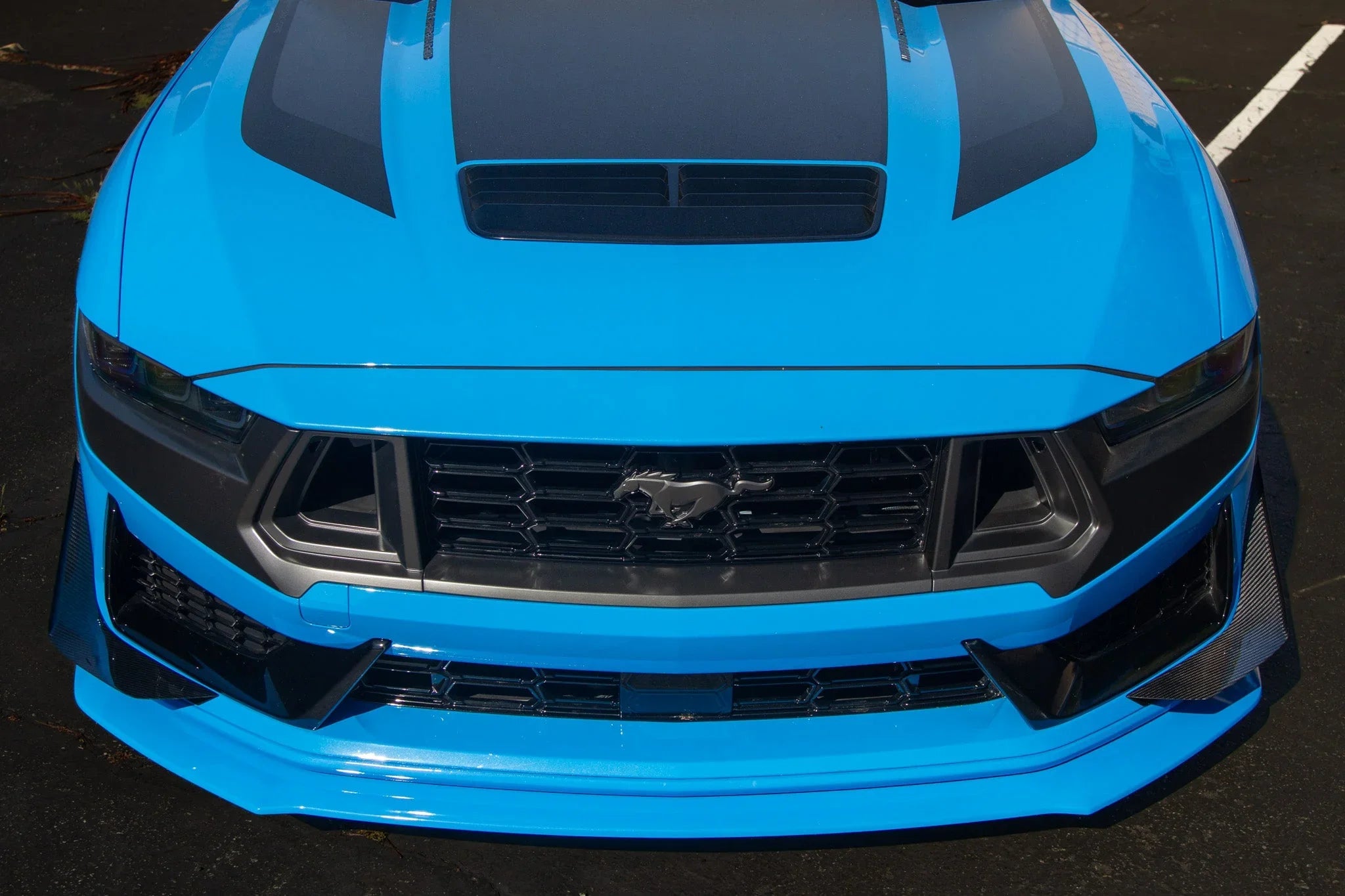 APR Performance Carbon Fiber Front Bumper Canards for 2024+ Ford Mustang Dark Horse