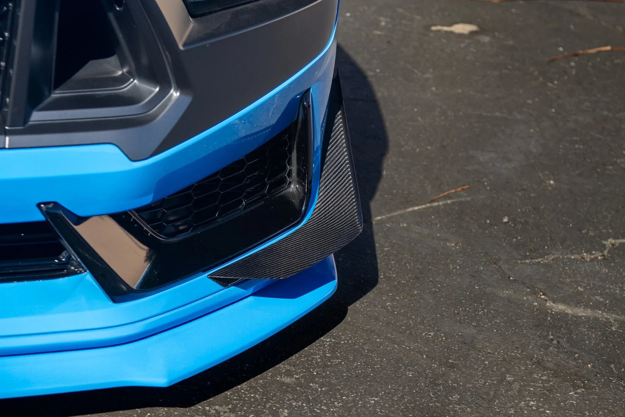 APR Performance Carbon Fiber Front Bumper Canards for 2024+ Ford Mustang Dark Horse