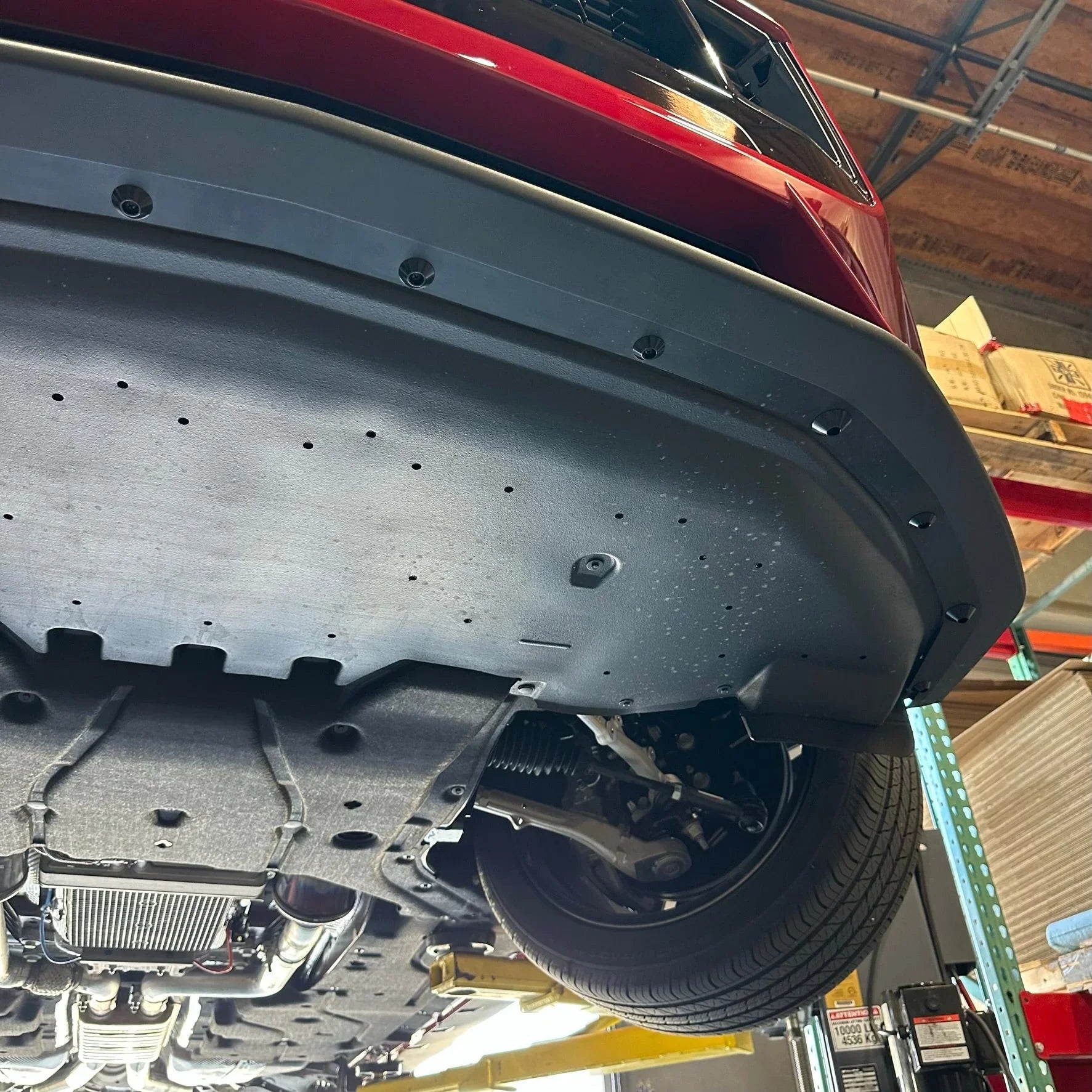 2024+ Mustang S650 GT & EcoBoost Splitter Guards – Front Lip Scrape Protection Kit (14pc)