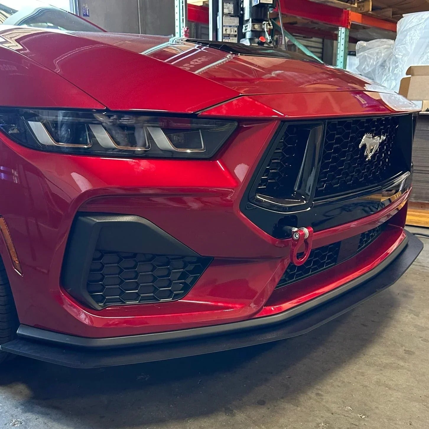 Premium Stealth Tow Hook for 2024–2025 Ford Mustang GT & EcoBoost | ZL1 Addons