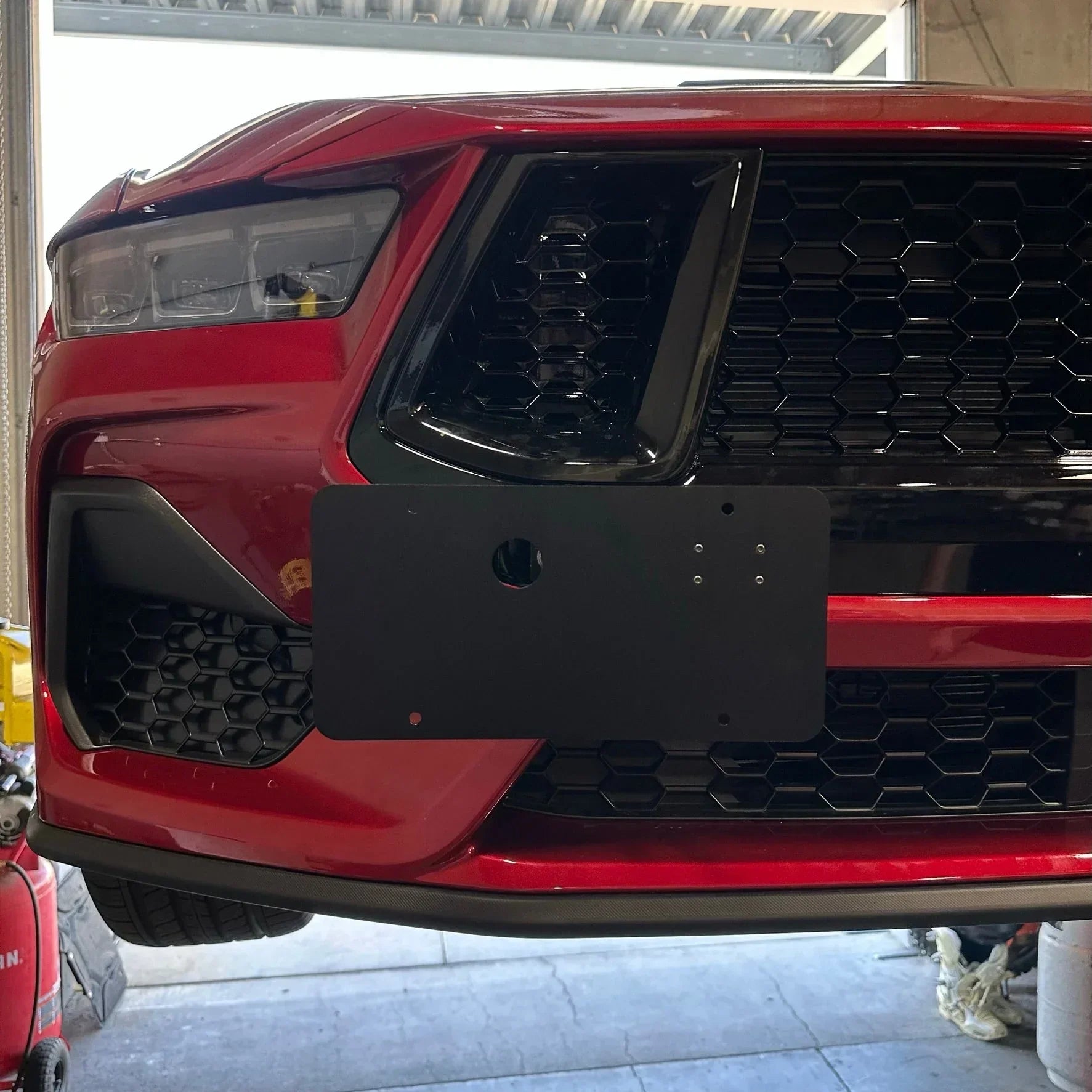 Stealth Front License Plate Mount for 2024+ Ford Mustang GT & EcoBoost – No-Drill Plate Holder