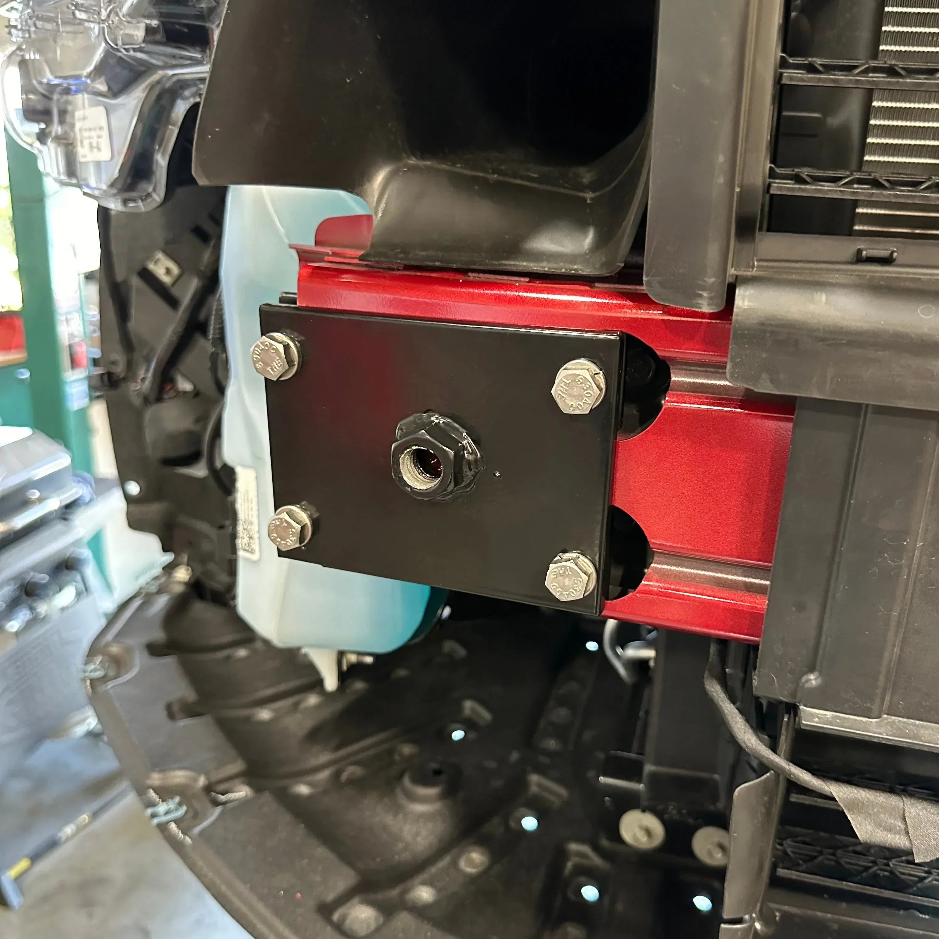Stealth Front License Plate Mount for 2024+ Ford Mustang GT & EcoBoost – No-Drill Plate Holder