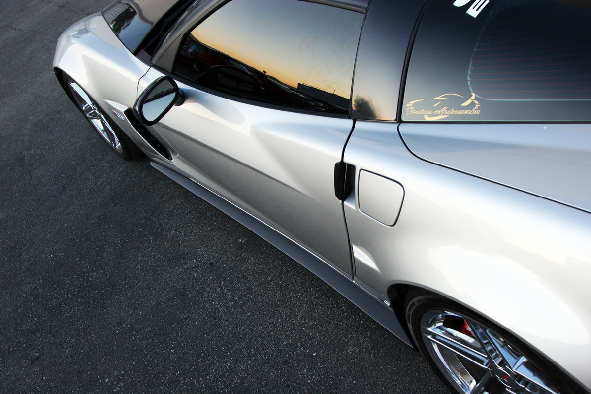 APR Performance Carbon Fiber Side Rocker Extensions / Side Skirts for Chevrolet Corvette C6 Z06 & Grand Sport