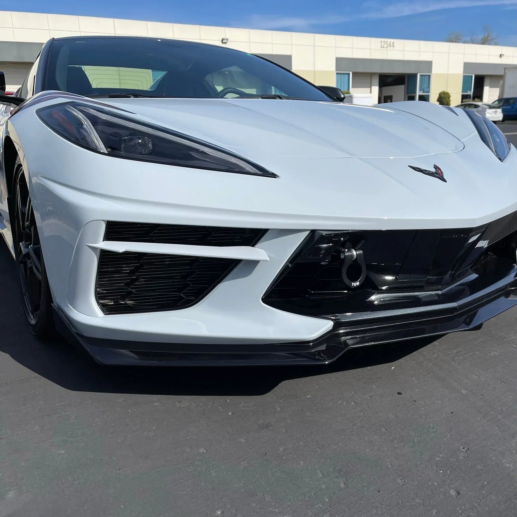 2020+ C8 Corvette Premium Stealth Tow Hook | ZL1 Addons