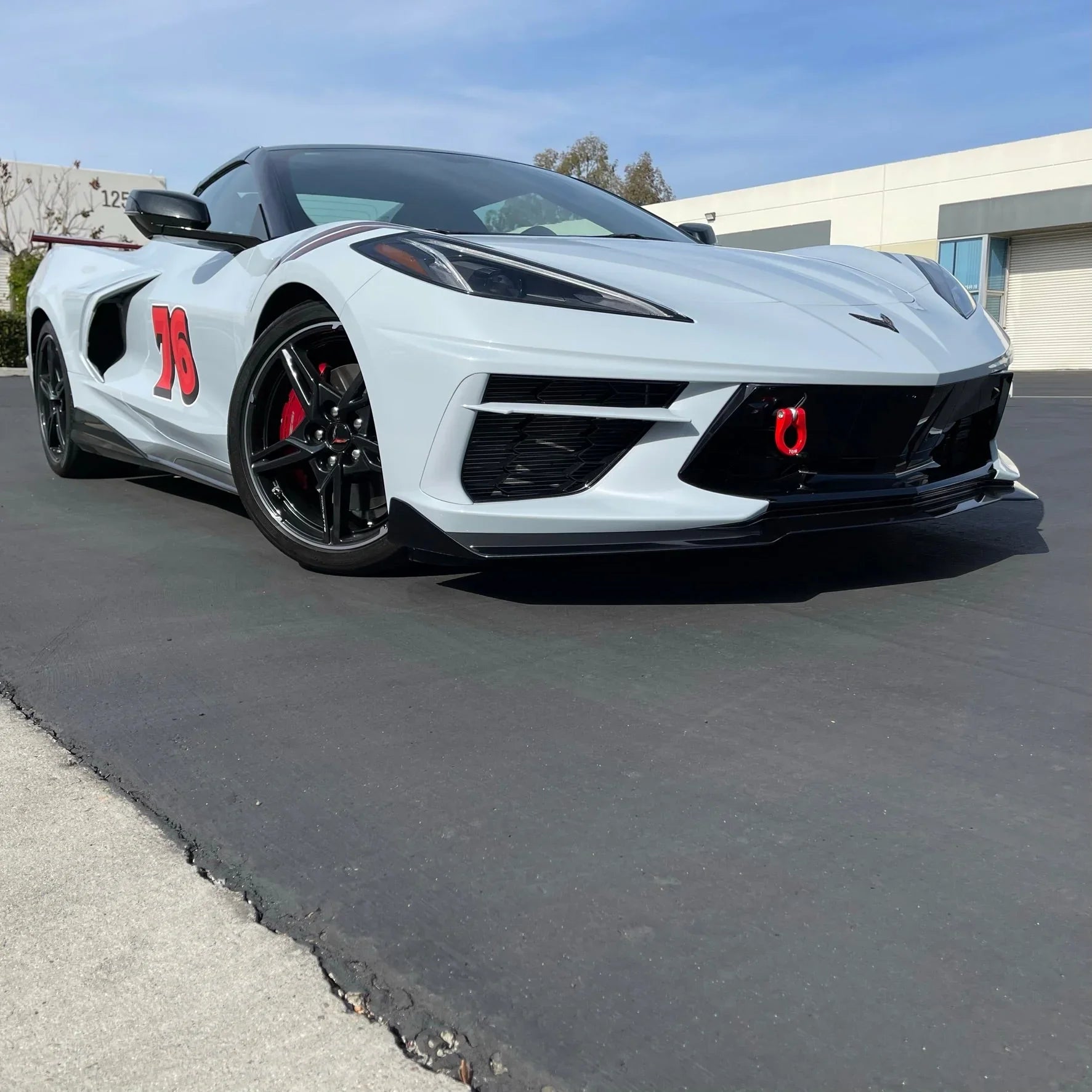 2020+ C8 Corvette Premium Stealth Tow Hook | ZL1 Addons