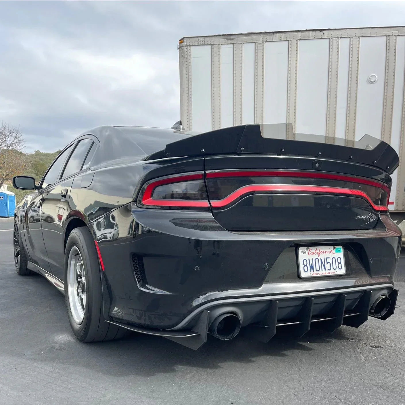 Charger 2015–2023 SRT Stealth Assault Wicker Bill (Two-Piece Lexan)
