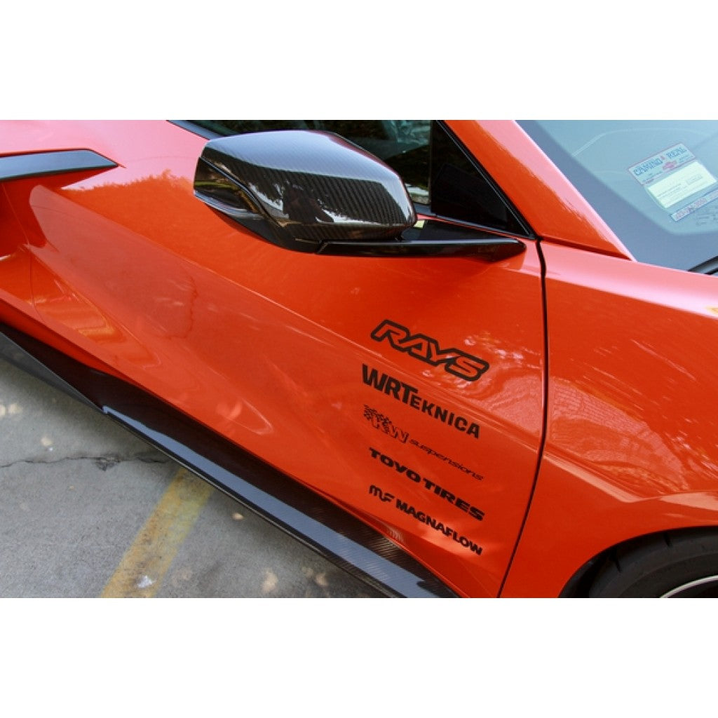 APR Performance Carbon Fiber Side Rocker Extensions (Side Skirts) for Chevrolet Corvette C8 Stingray
