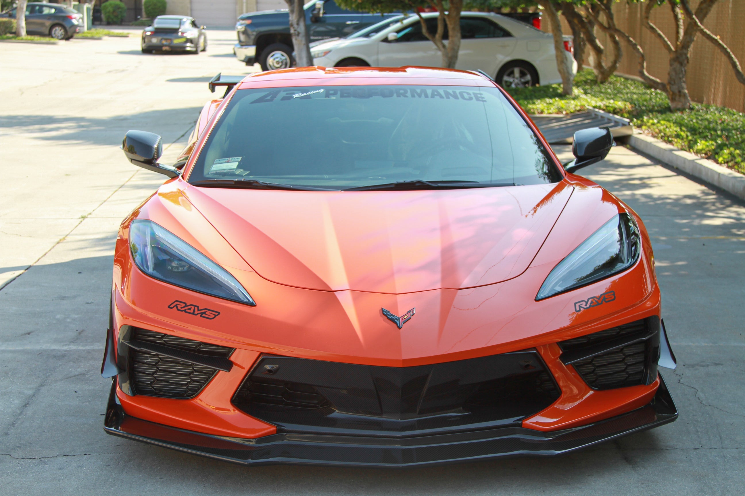 APR Performance Carbon Fiber Front Splitter, Air Dam & Front Lip for Chevrolet Corvette C8 Stingray