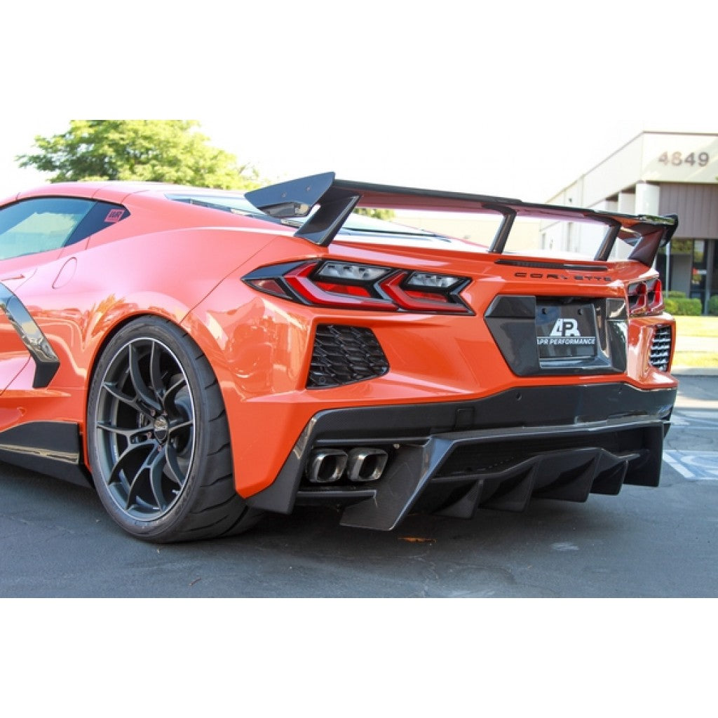 APR Performance Carbon Fiber Rear High Wing for Chevrolet Corvette C8