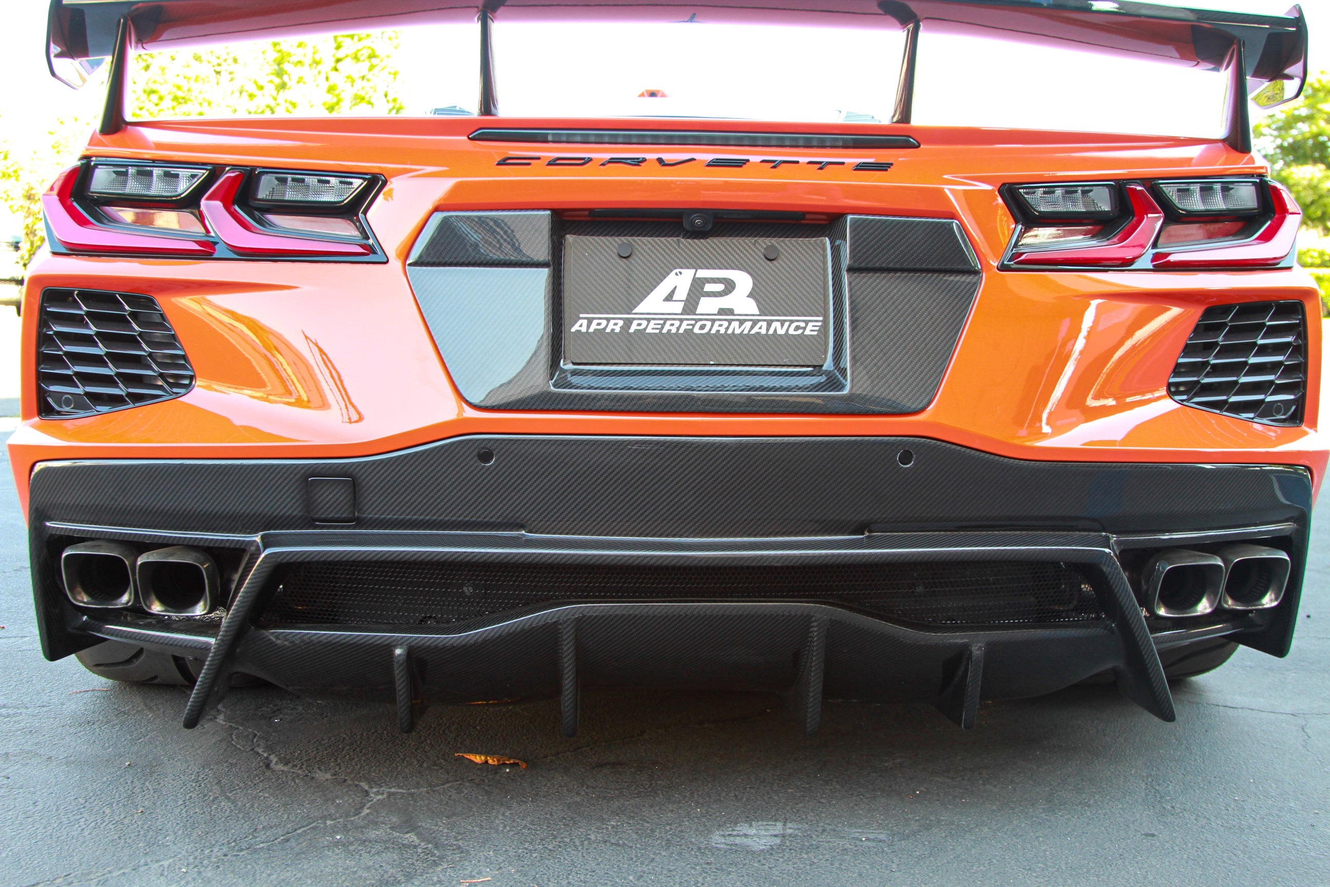 APR Performance Carbon Fiber Rear Diffuser for Chevrolet Corvette C8 Stingray