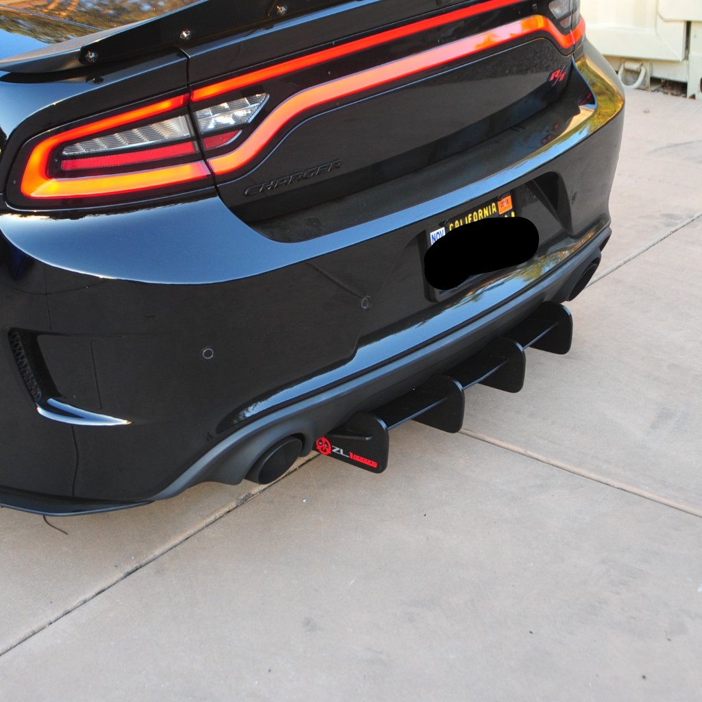 Charger 2015–2023 Standard Body Rear Diffuser (HDPE + Aluminum)