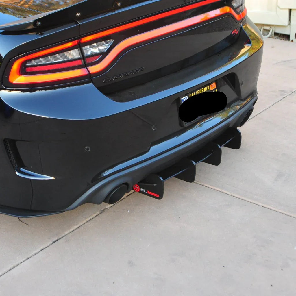 2015–2023 Dodge Charger Standard Body Rear Diffuser | ZL1 Addons