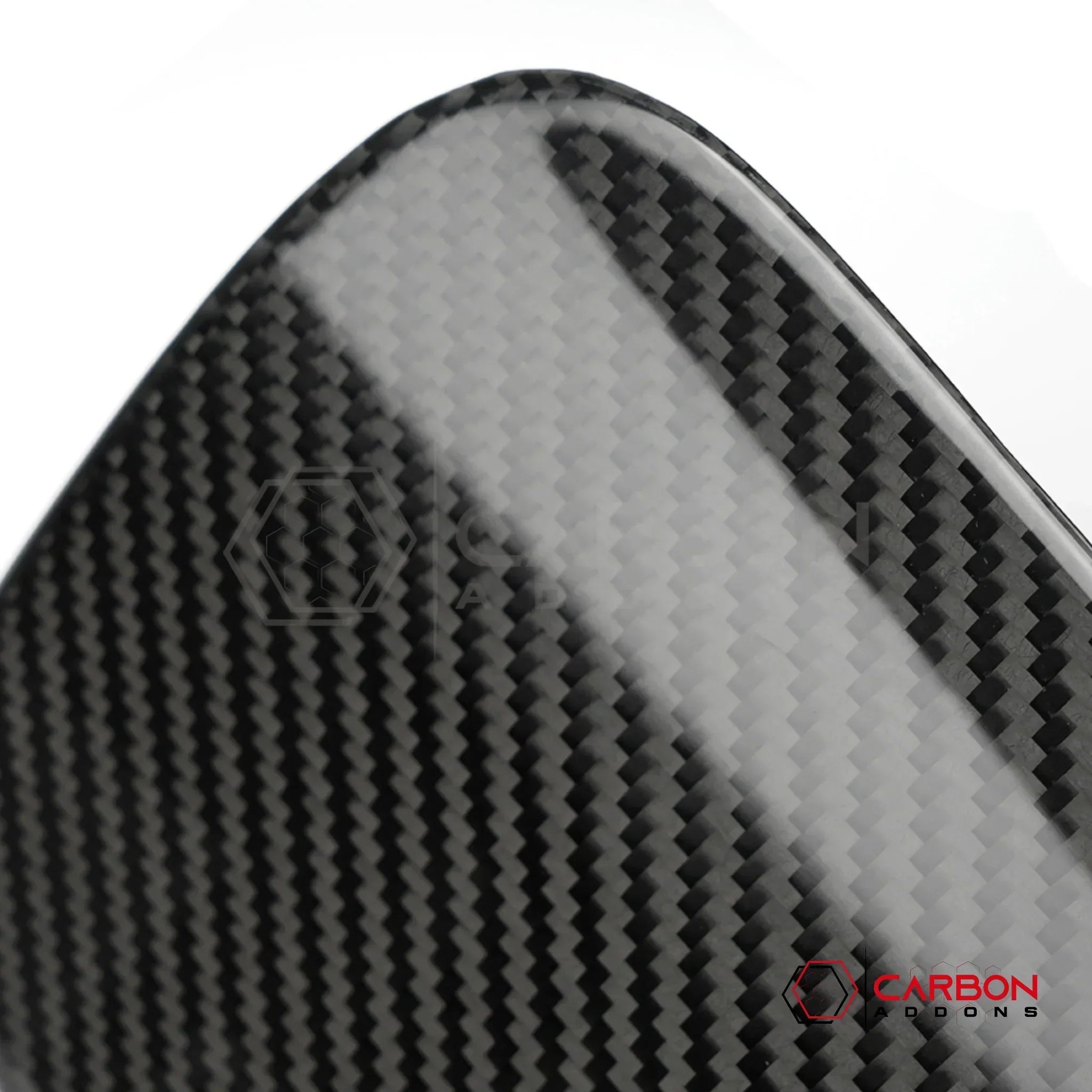 2018+ Jeep Wrangler JL / 2020+ Gladiator JT Real Carbon Fiber Fuel Door Gas Cap Cover | Glossy or Matte