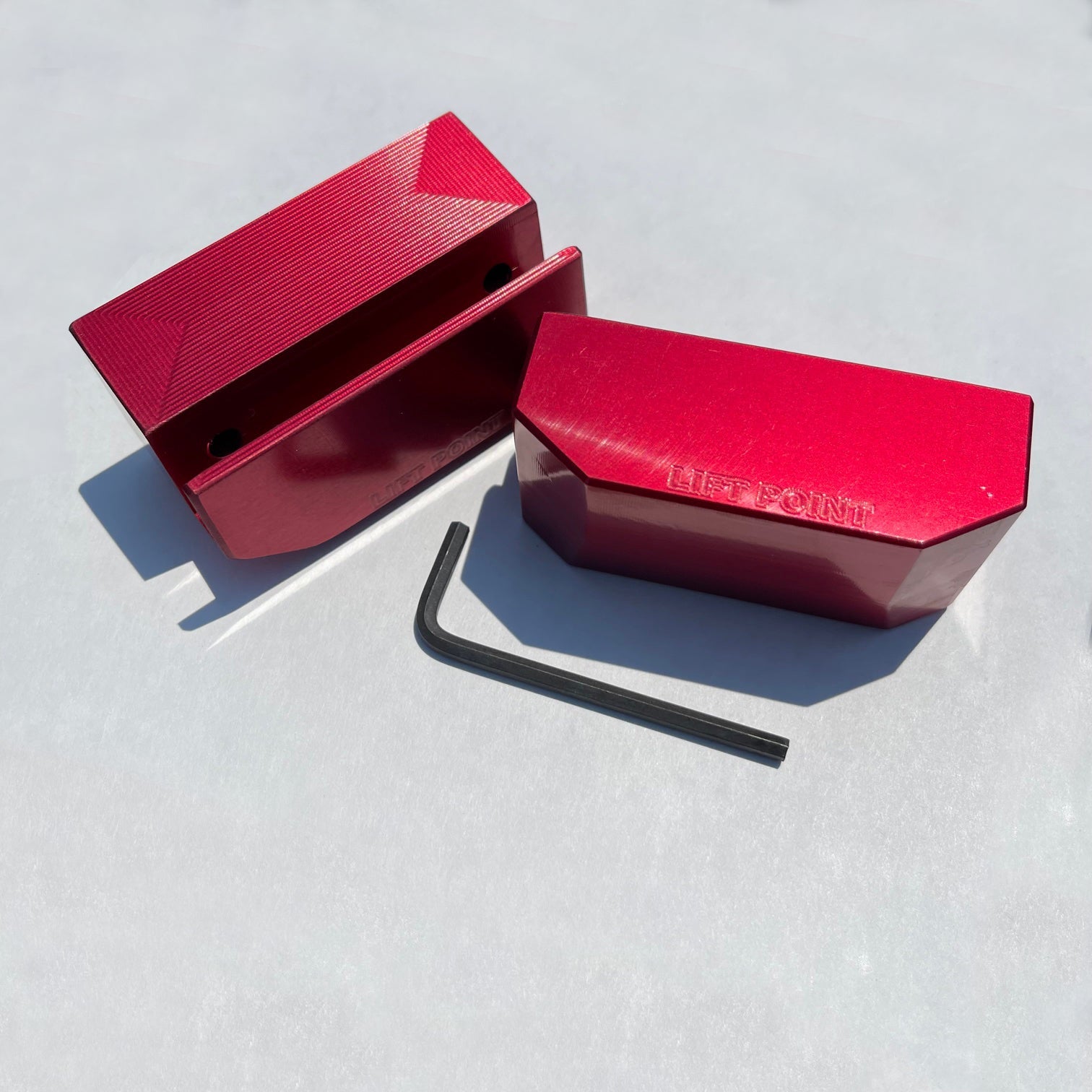 Dodge Charger 2010–2023 Stealth Bolt-On Jack Lift Pads – Billet Aluminum Pinch-Weld Lift Points | ZL1 Addons