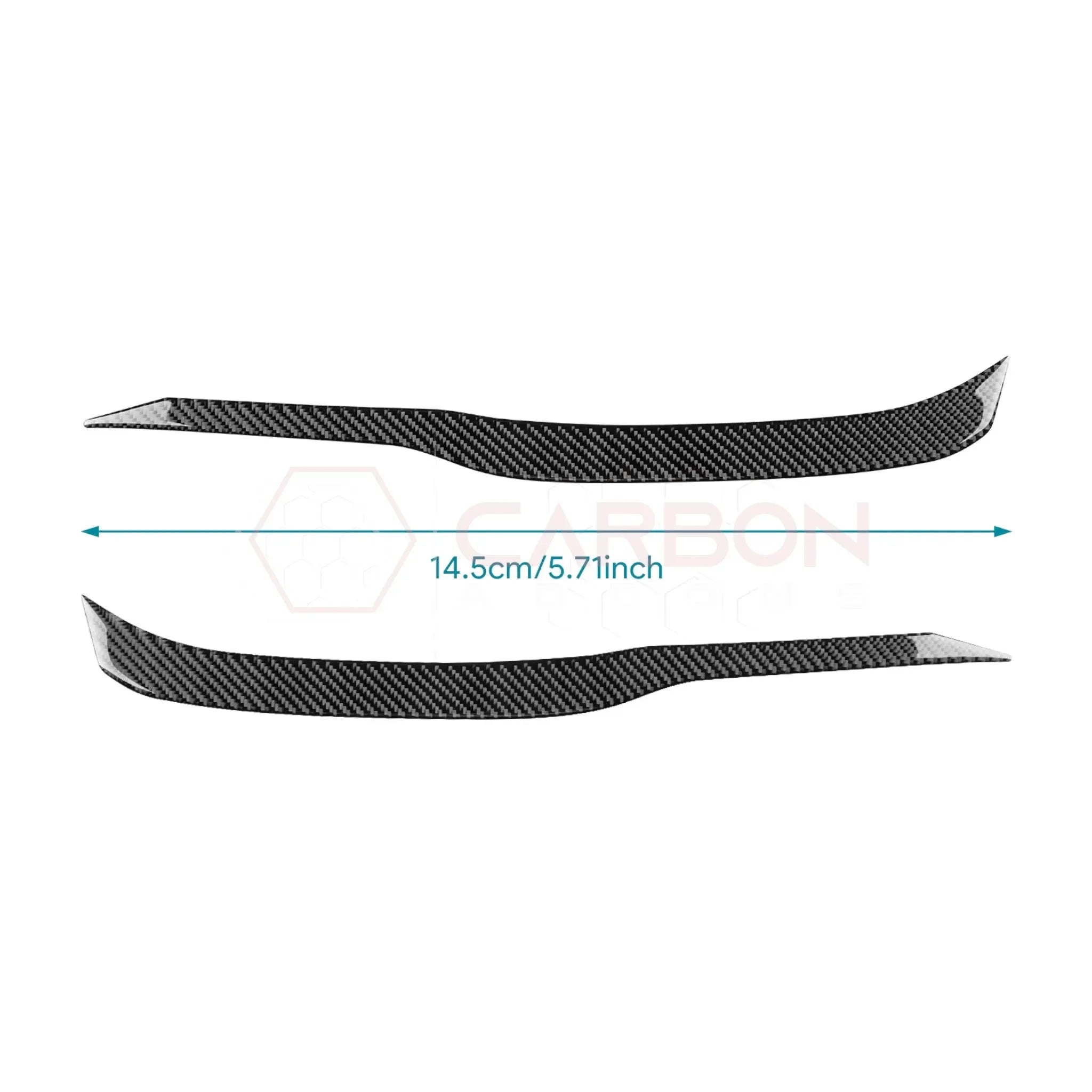 Real Carbon Fiber Seat Control Upper Trim Overlay for 2024+ Ford Mustang
