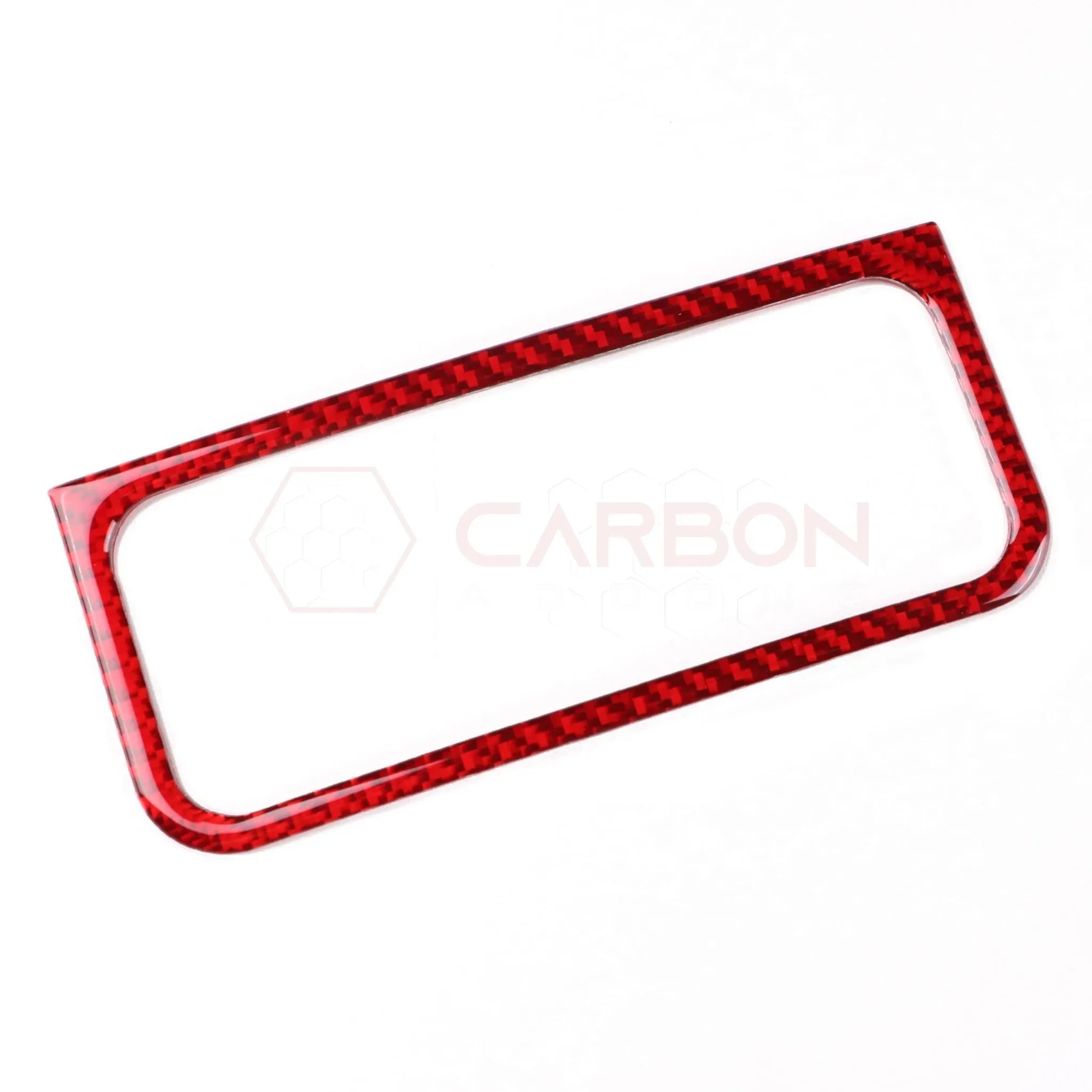 Real Carbon Fiber Headlight Control Outer Trim Overlay for 2024+ Ford Mustang