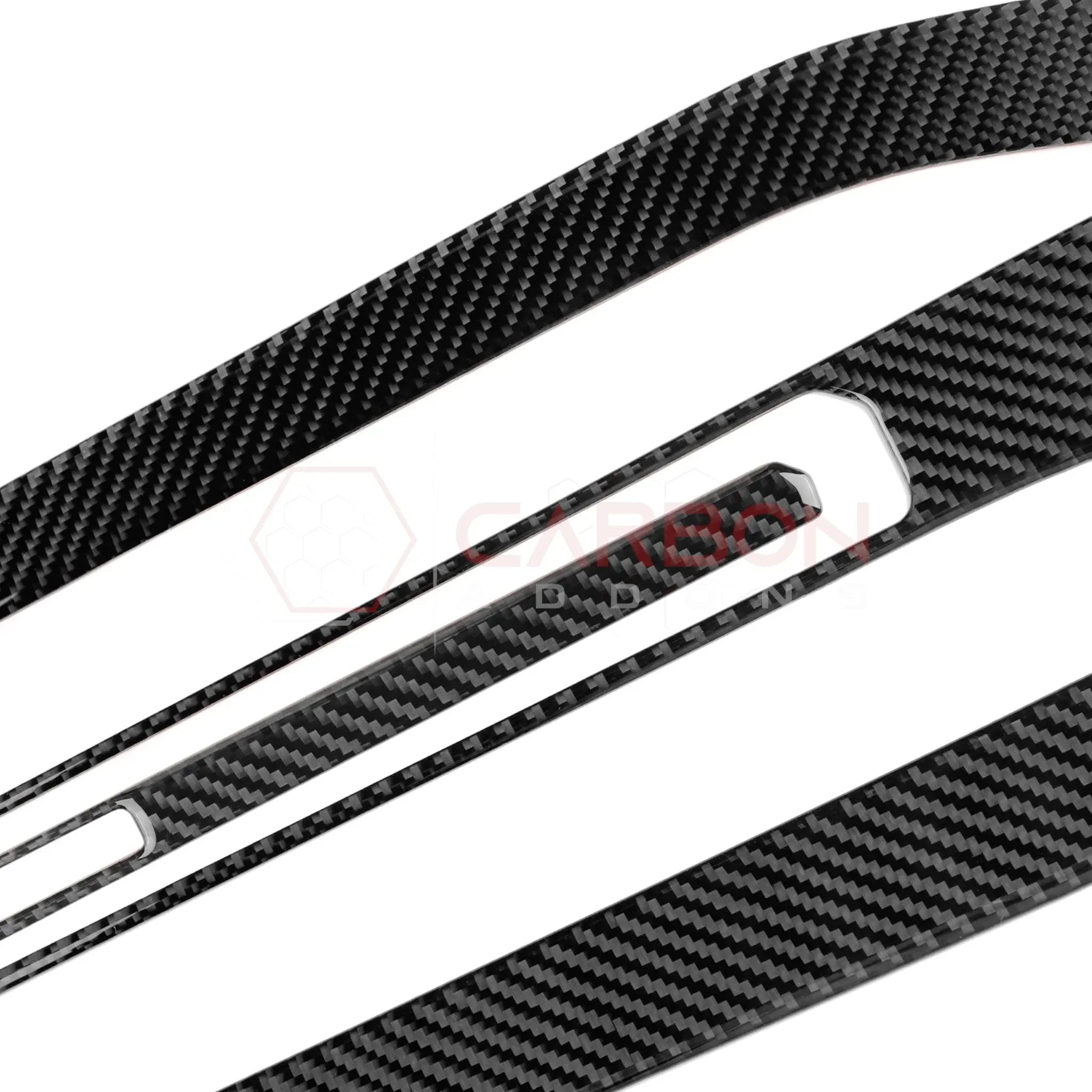 Real Carbon Fiber Passenger Side Dashboard Trim Overlays for 2024+ Ford Mustang