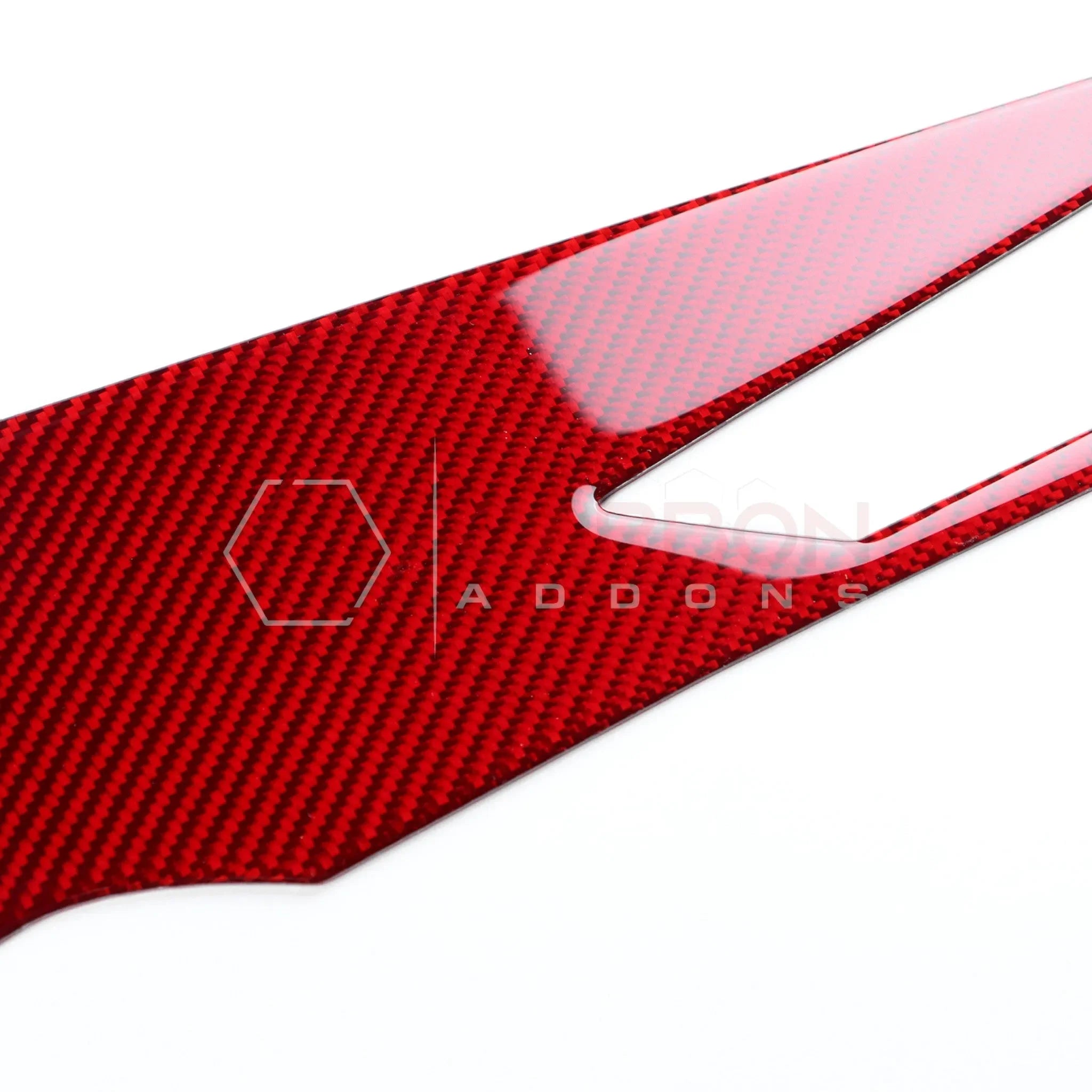 Real Carbon Fiber Dashboard Screen Surround Trim Overlay for 2024+ Ford Mustang