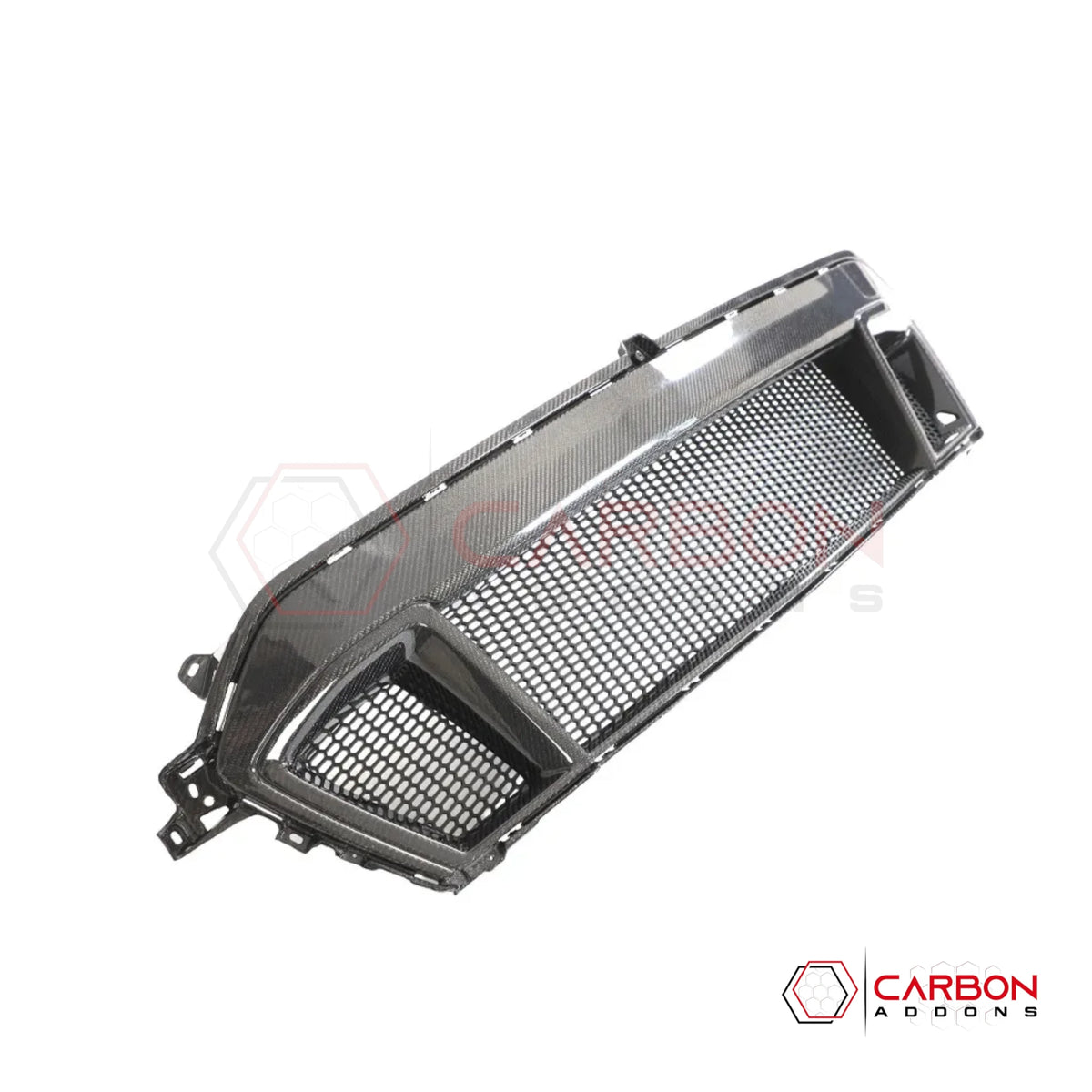 Real Carbon Fiber Front Upper Grille for 2024+ Ford Mustang GT S650