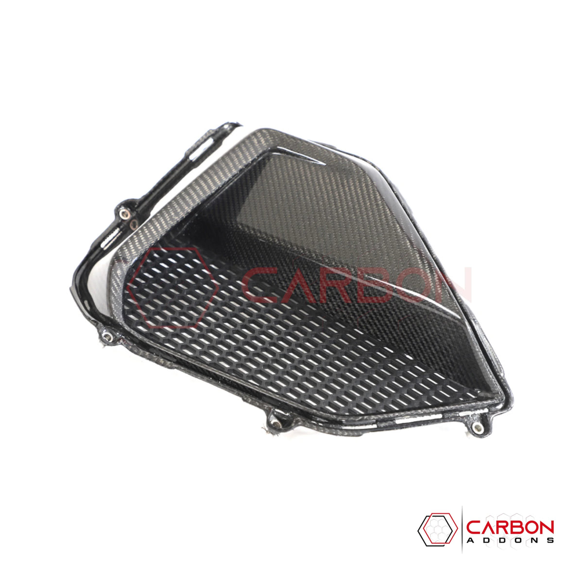 Real Carbon Fiber Lower Grille Bezels for 2024+ Ford Mustang GT