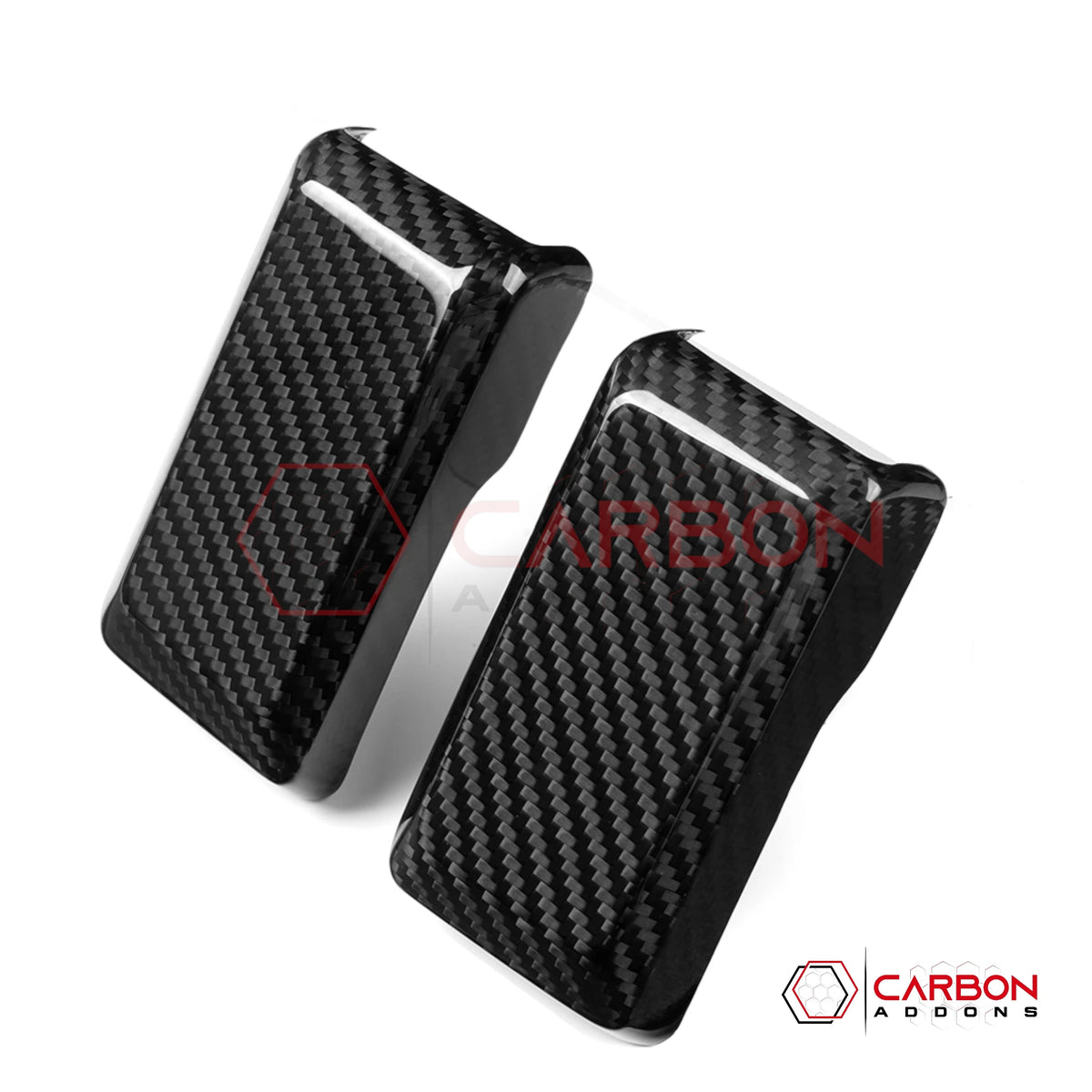 Real Carbon Fiber Rear Window Hinge Covers For 2021+ Ford Bronco (Glossy or Matte)