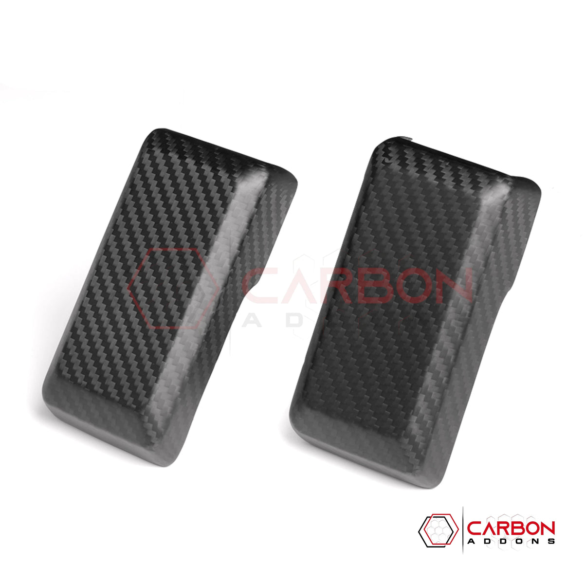 Real Carbon Fiber Rear Window Hinge Covers For 2021+ Ford Bronco (Glossy or Matte)