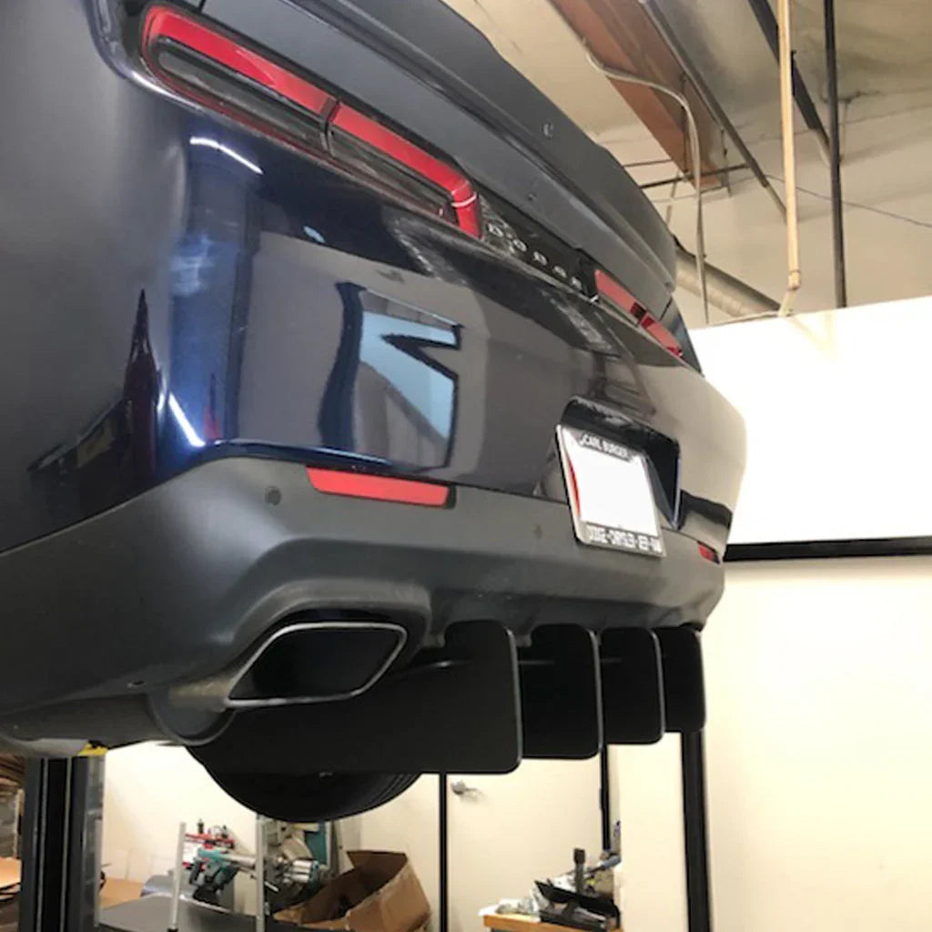 Dodge Challenger 2015–2023 Standard Deluxe Rear Diffuser – HDPE & Aluminum | ZL1 Addons