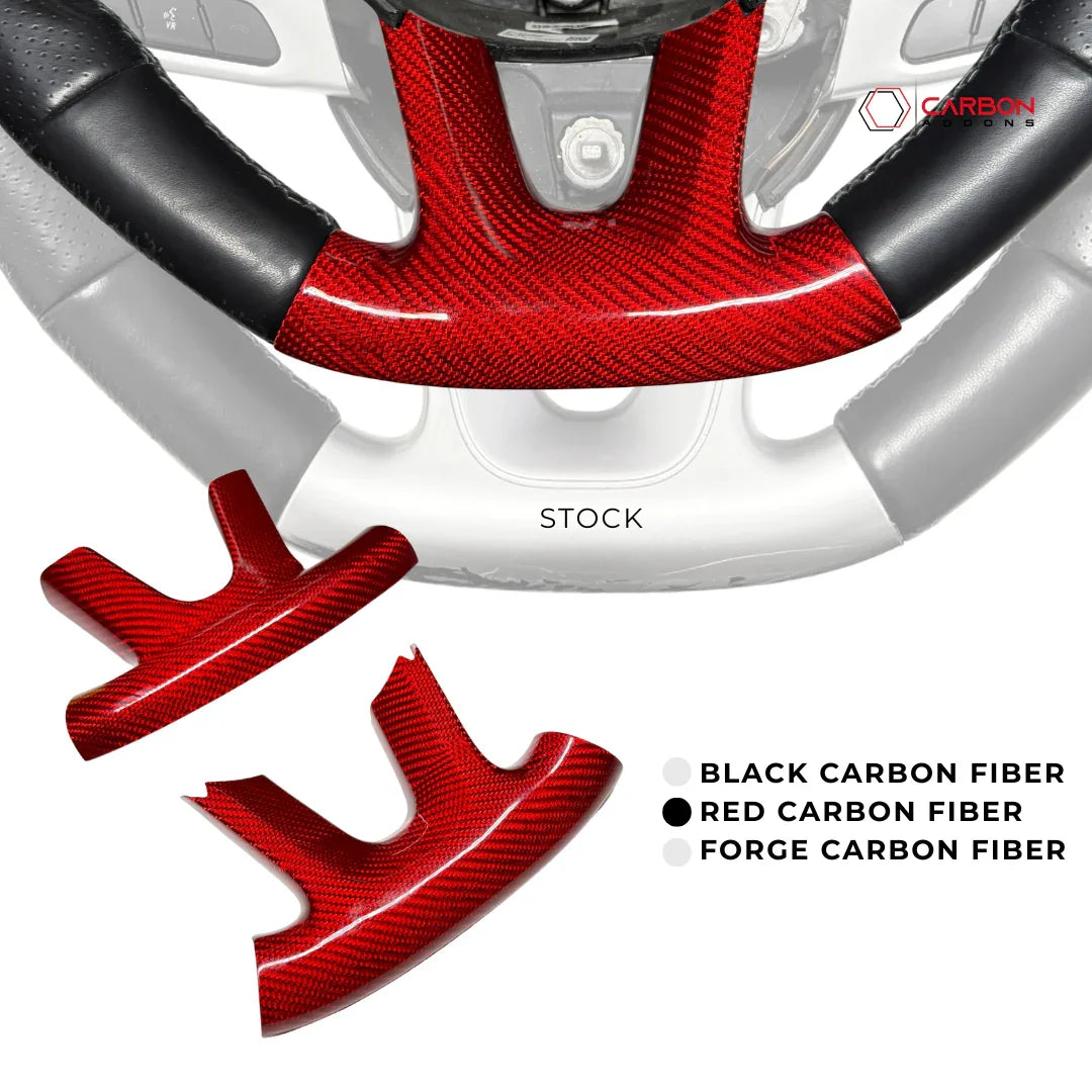 Dodge SRT Charger Challenger Durango 2015+ Carbon Fiber Bottom Lower Steering Wheel Trim Cover