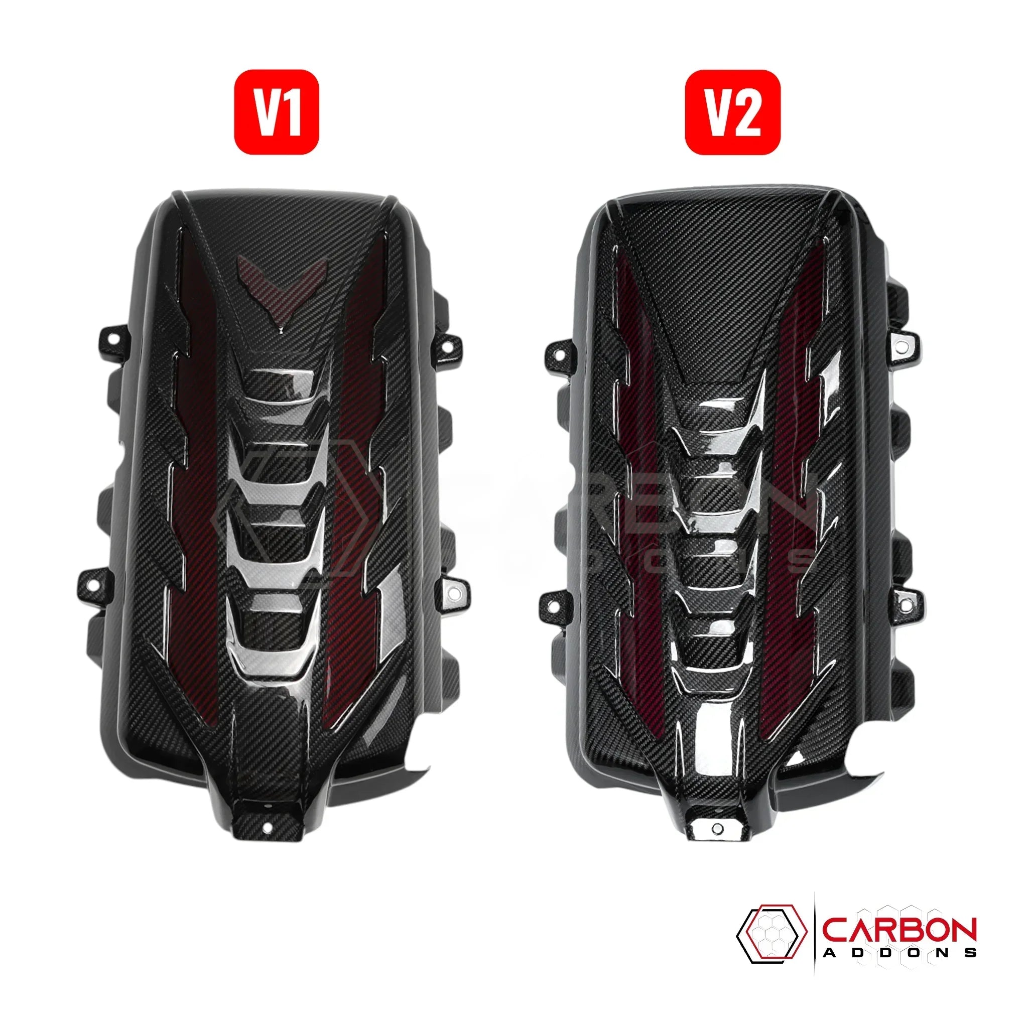 C8 Corvette Stingray Carbon Fiber Engine Cover | Direct OEM Replacement (2020–2027)