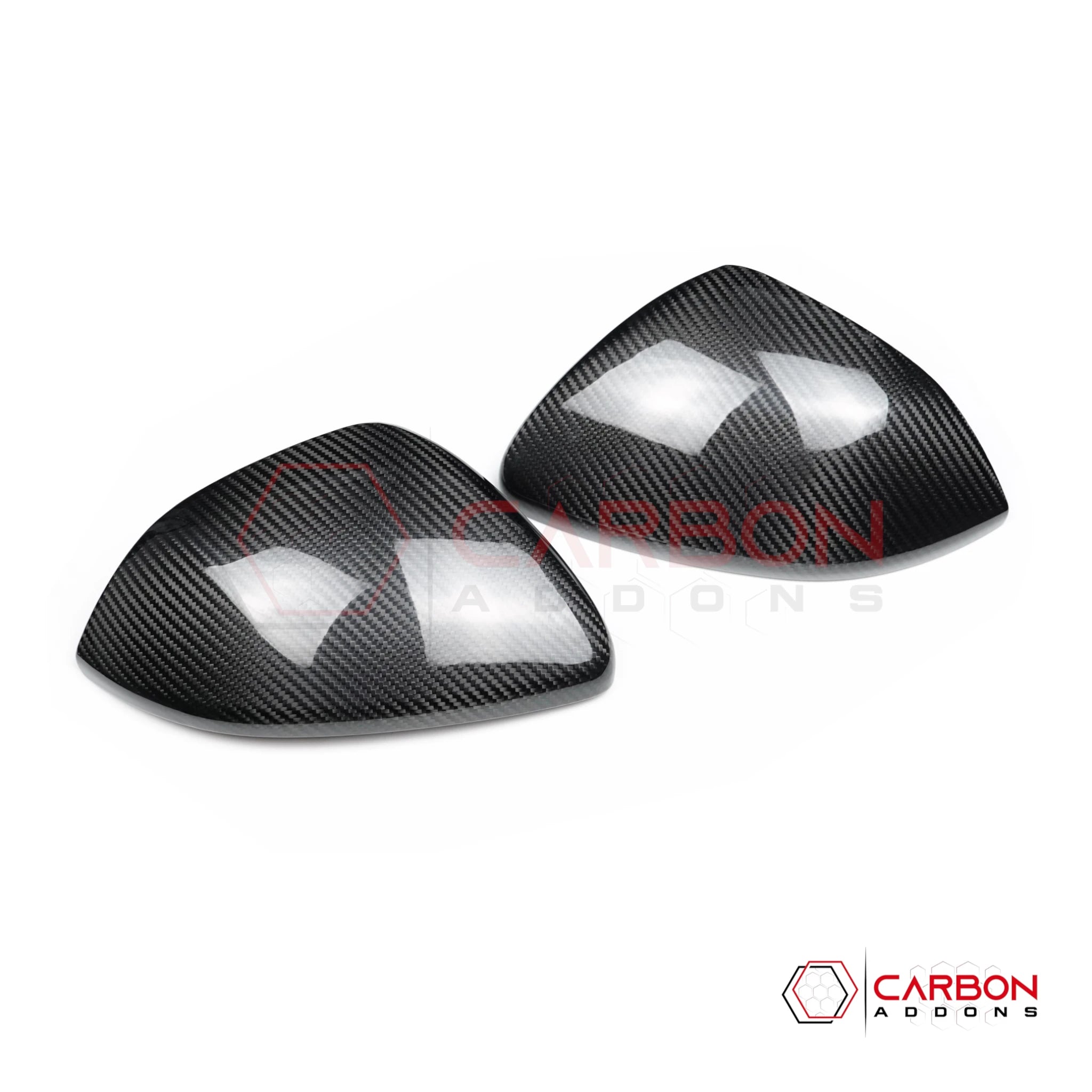 2024+ Dodge Charger Real Carbon Fiber Exterior Mirror Cap Covers