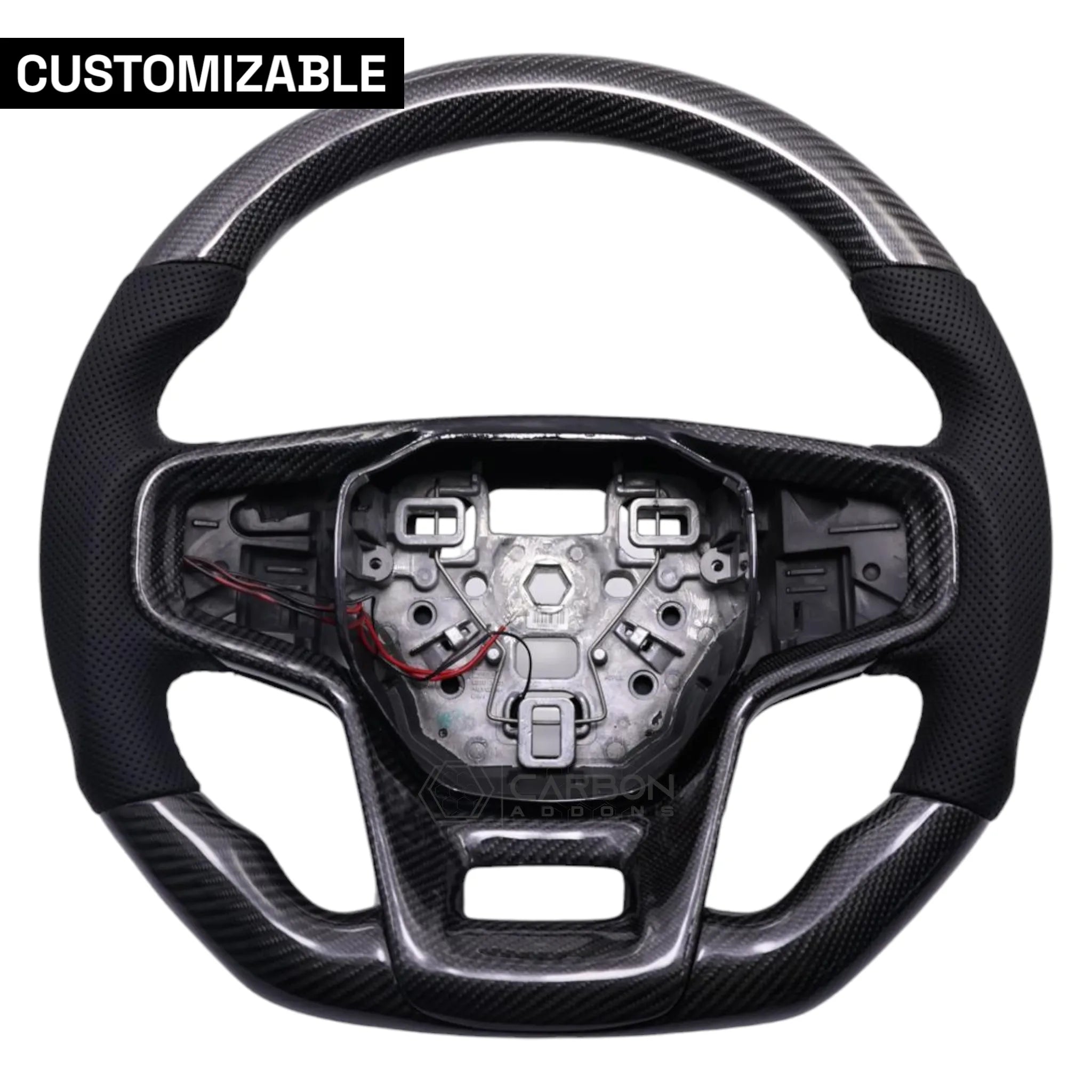 2021+ Bronco Customizable Carbon Fiber Steering Wheel