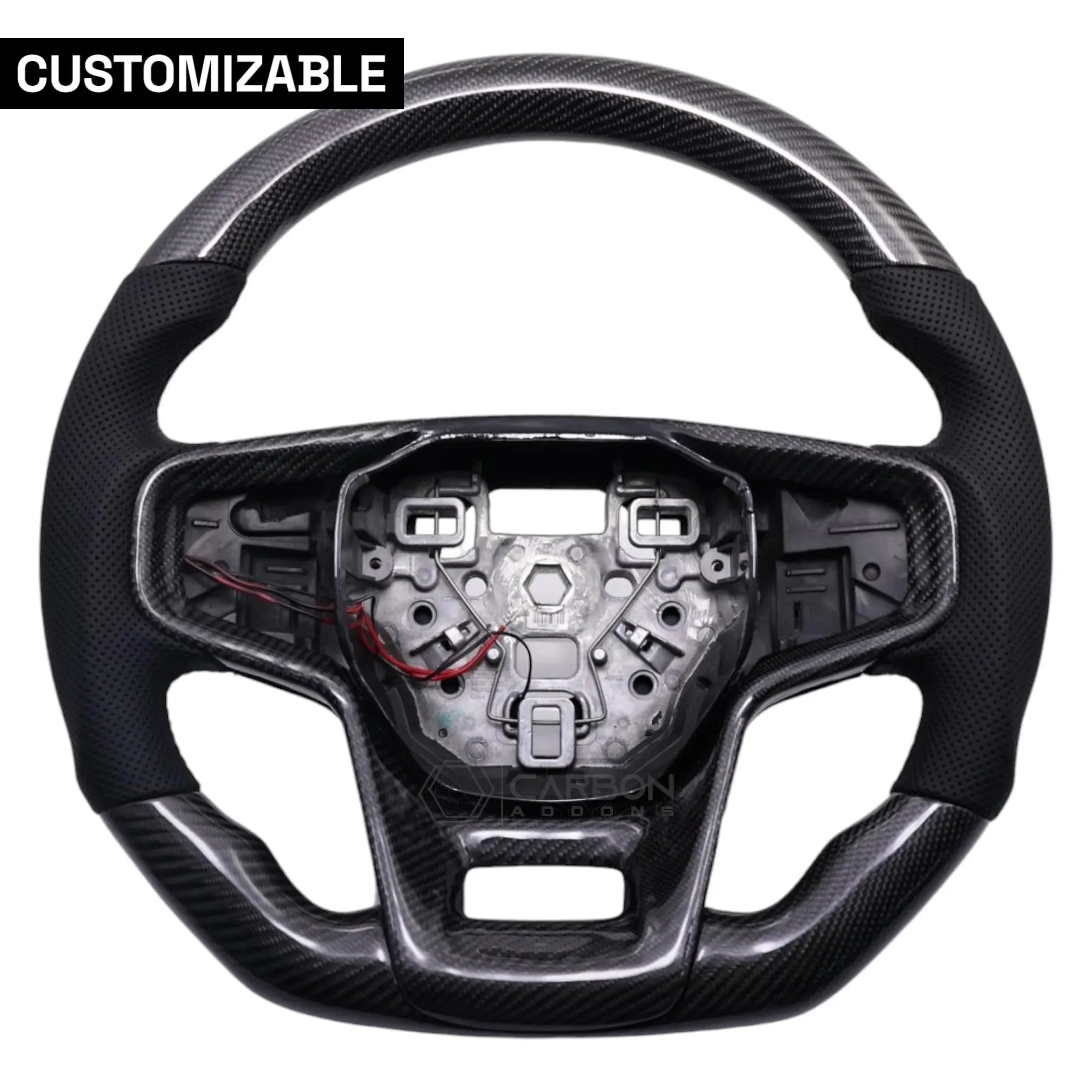 Customizable Carbon Fiber Steering Wheel For 2021+ Bronco
