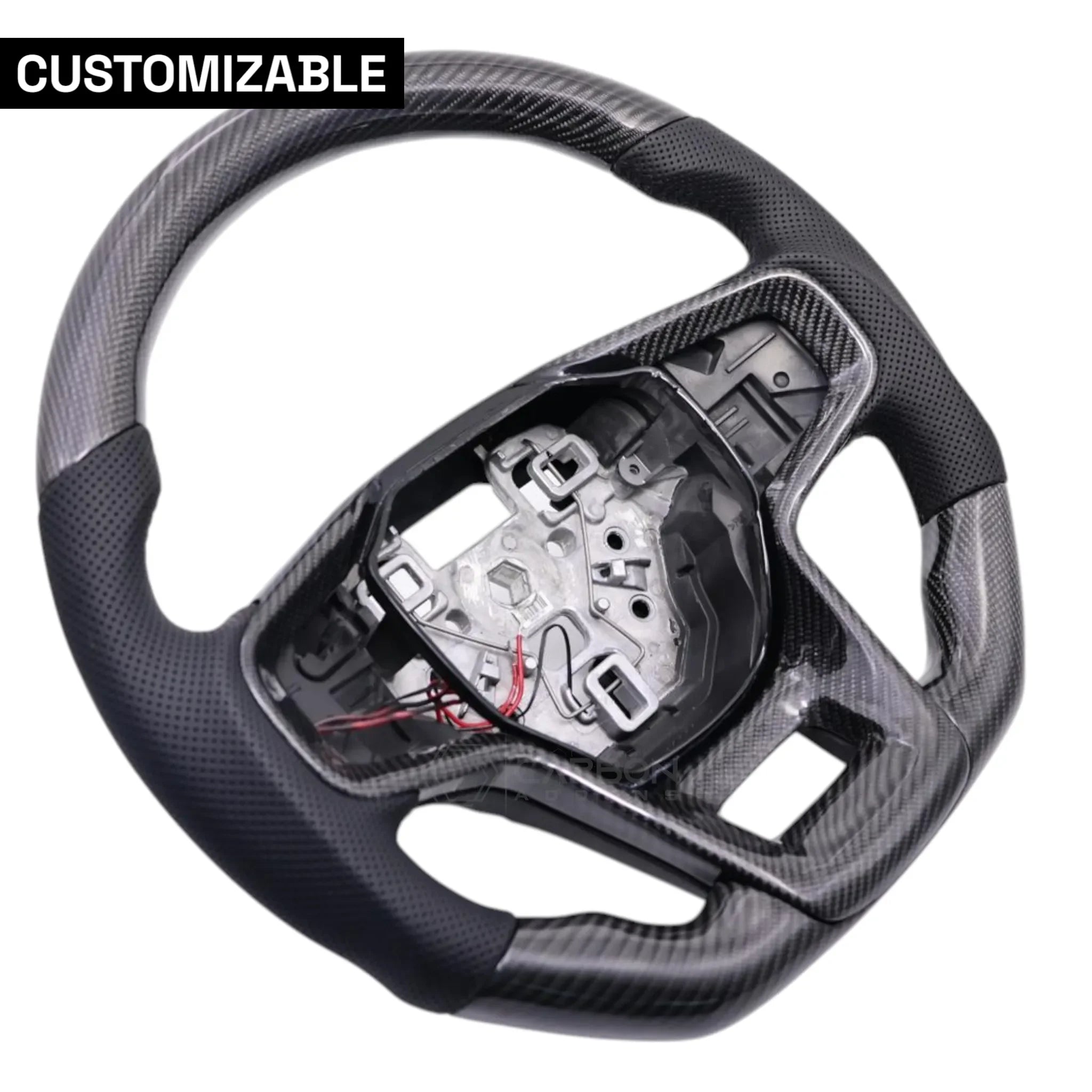 Customizable Carbon Fiber Steering Wheel For 2021+ Bronco