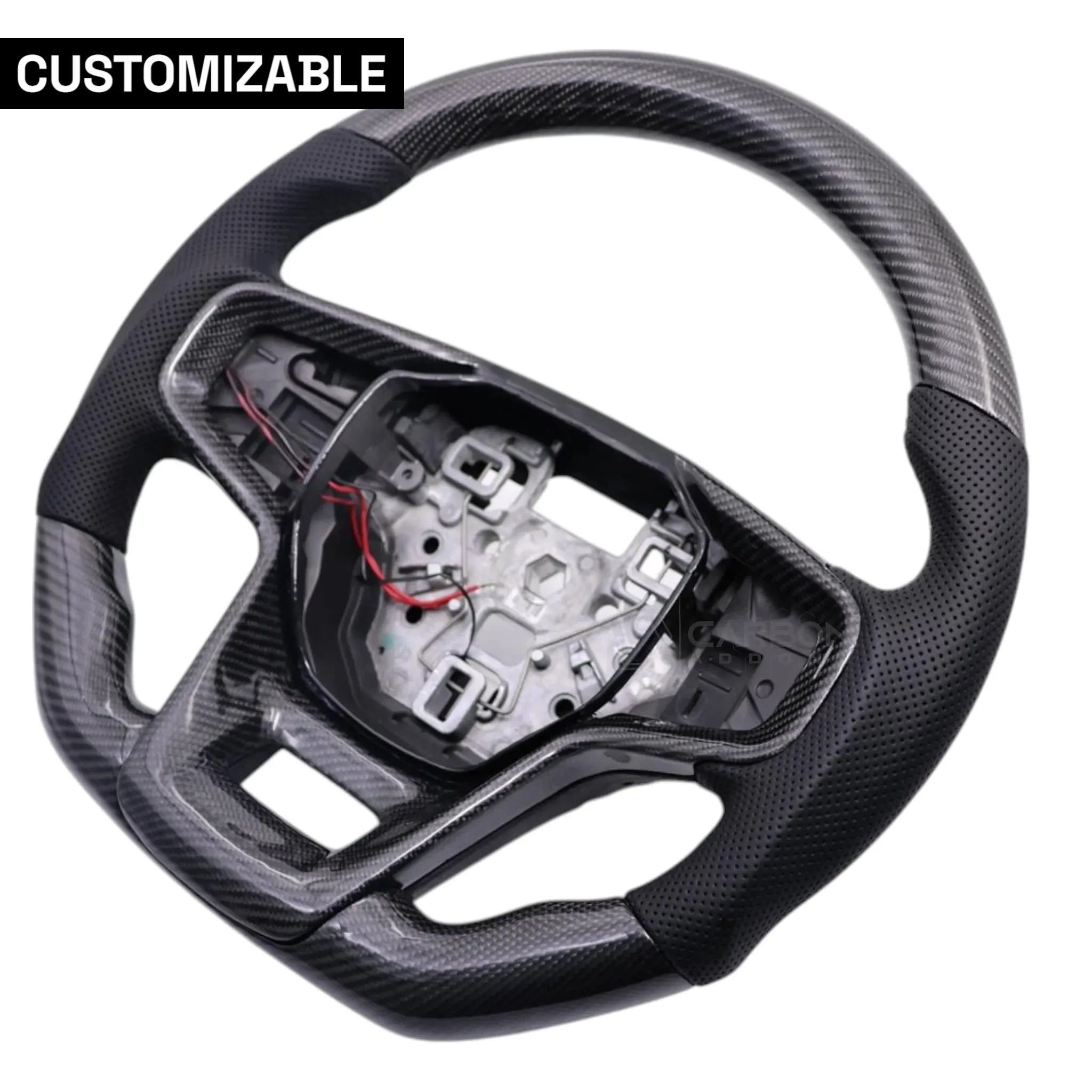 Customizable Carbon Fiber Steering Wheel For 2021+ Bronco