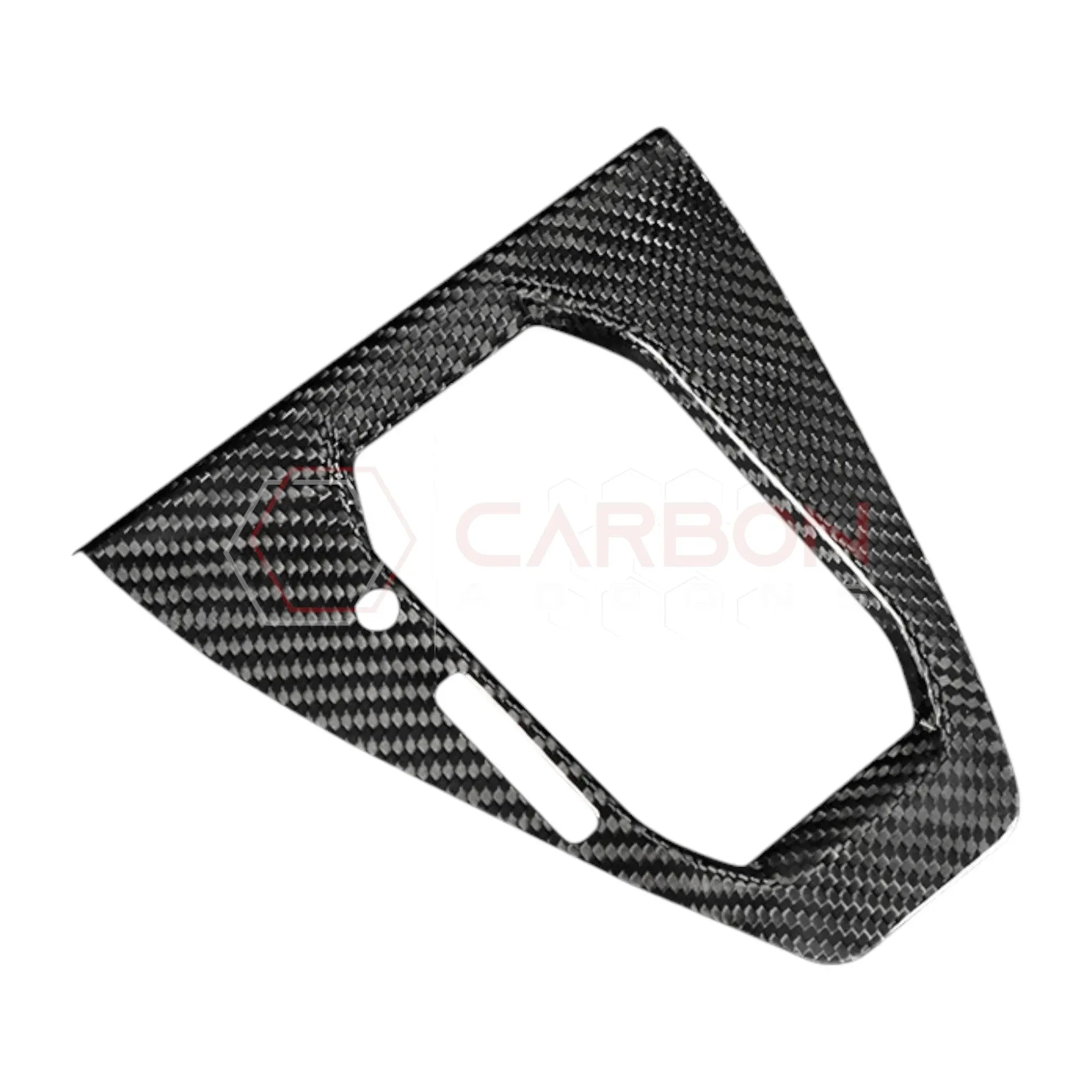 Real Carbon Fiber Gear Shifter Trim Cover for 2024+ Ford Mustang