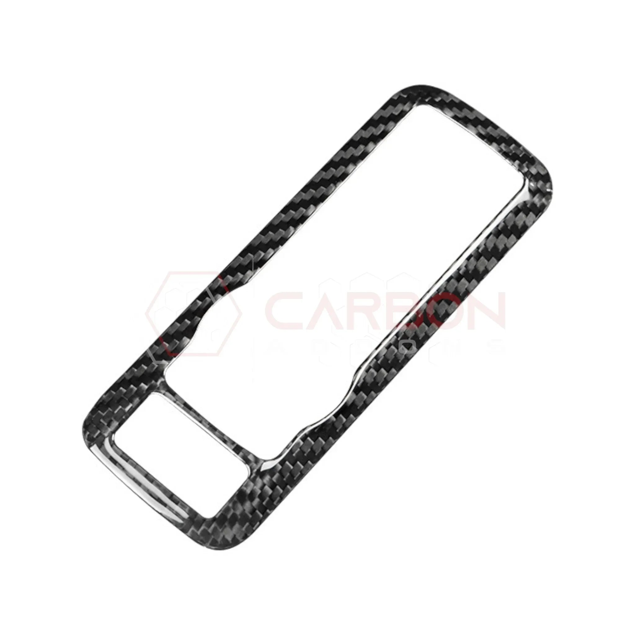 Real Carbon Fiber Headlight Control Trim Cover for 2024+ Ford Mustang