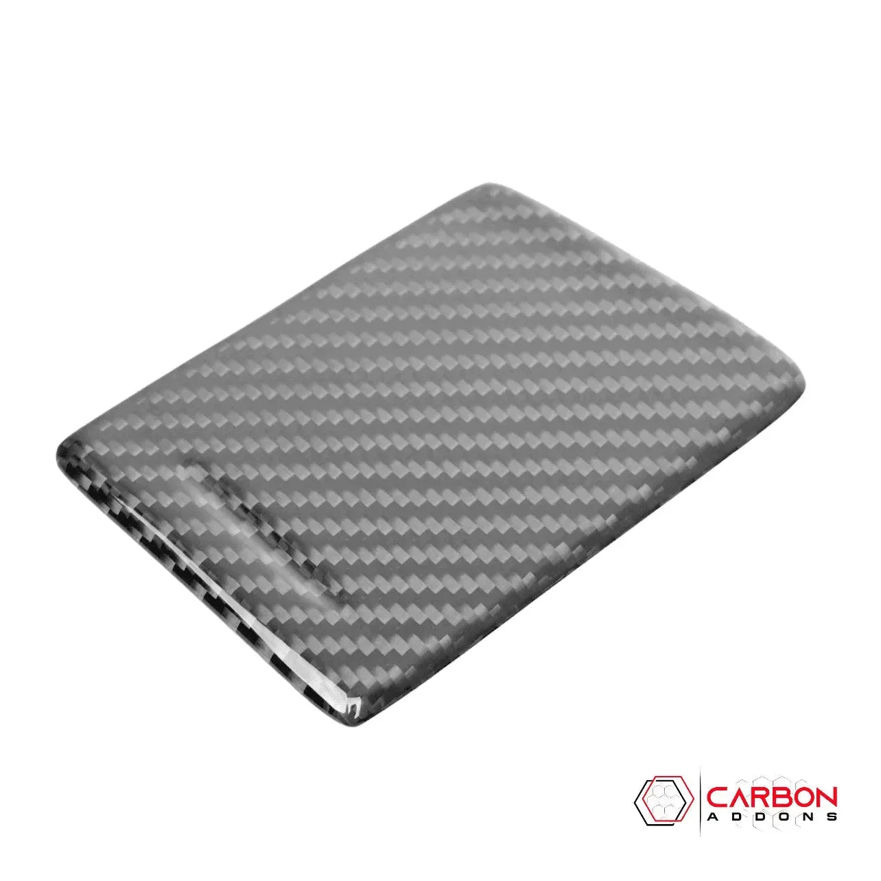 C7 Corvette 2014-2019 Carbon Fiber Center Console Ashtray Cover - carbonaddons Carbon Fiber Parts, Accessories, Upgrades, Mods