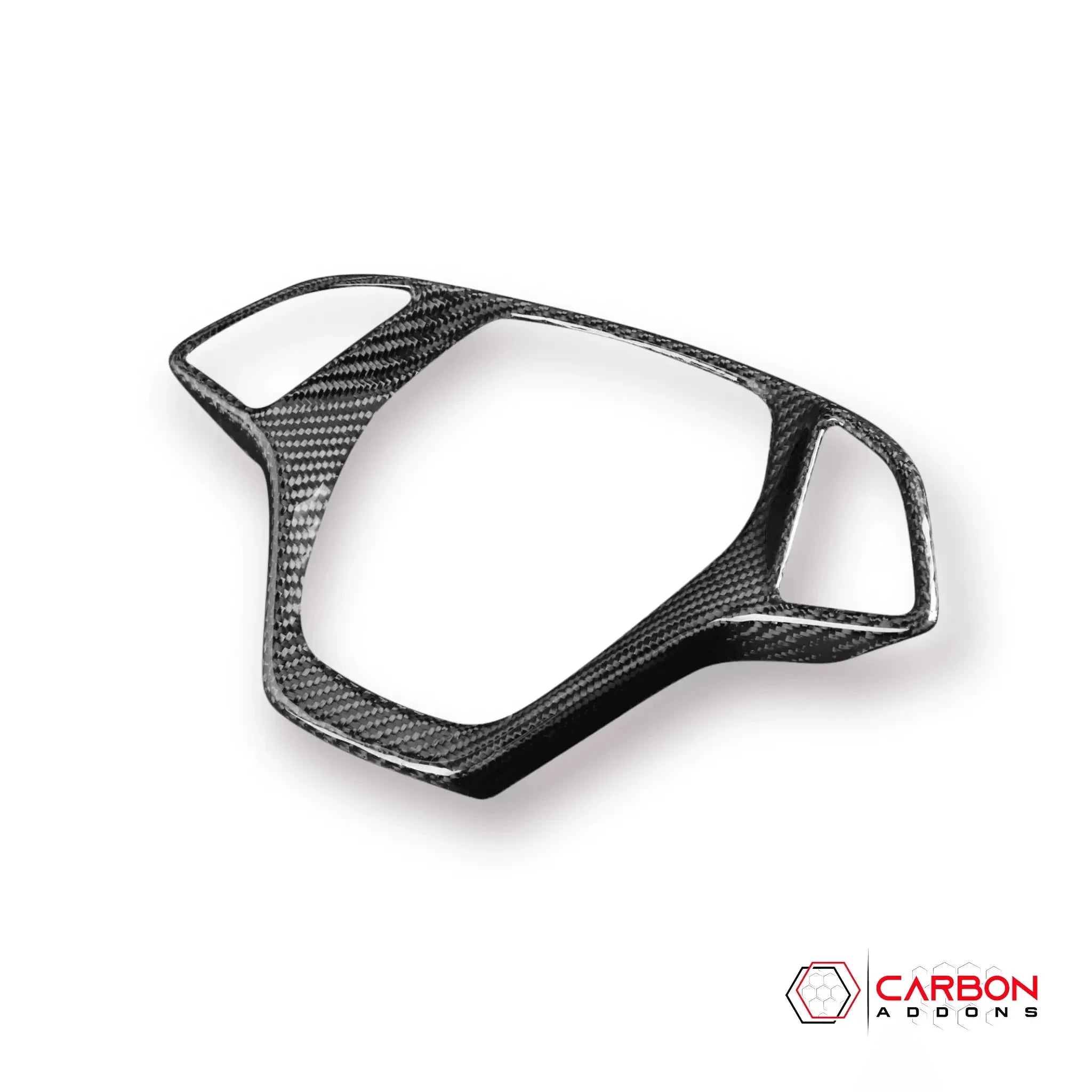 C7 Corvette 2014-2019 Carbon Fiber Steering Wheel Button Trim Cover - carbonaddons Carbon Fiber Parts, Accessories, Upgrades, Mods