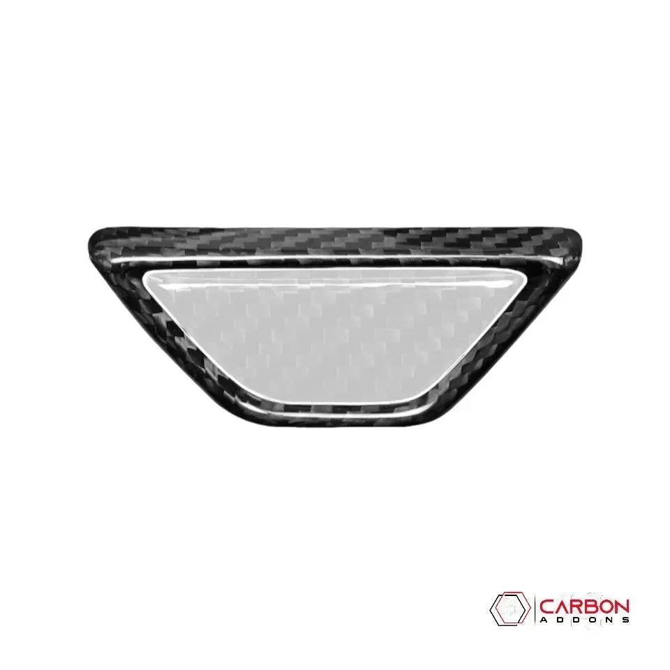 C8 Corvette Carbon Fiber Arm Rest Button & trim Cover - carbonaddons Carbon Fiber Parts, Accessories, Upgrades, Mods