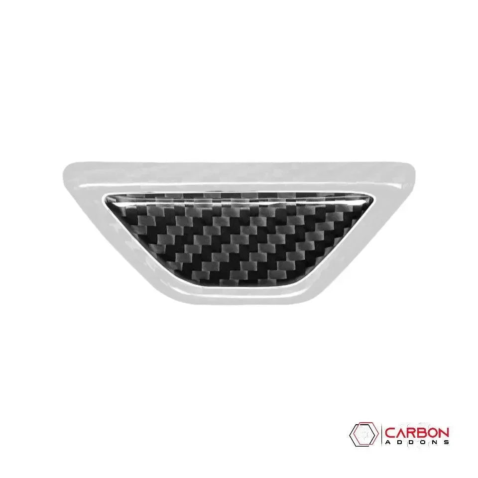 C8 Corvette Carbon Fiber Arm Rest Button & trim Cover - carbonaddons Carbon Fiber Parts, Accessories, Upgrades, Mods