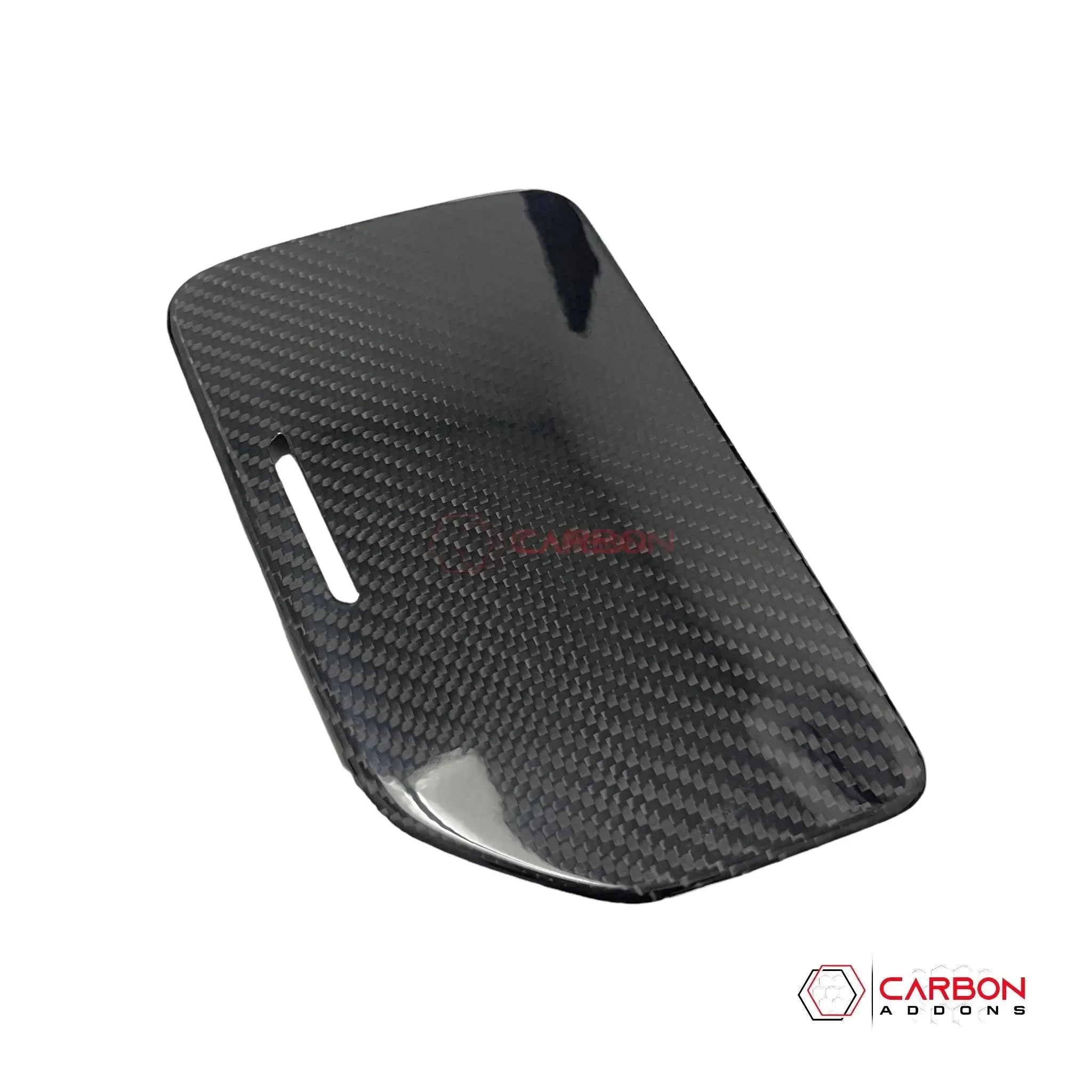 C8 Corvette Carbon Fiber Center Console Cup Holder Lid Cover - carbonaddons Carbon Fiber Parts, Accessories, Upgrades, Mods